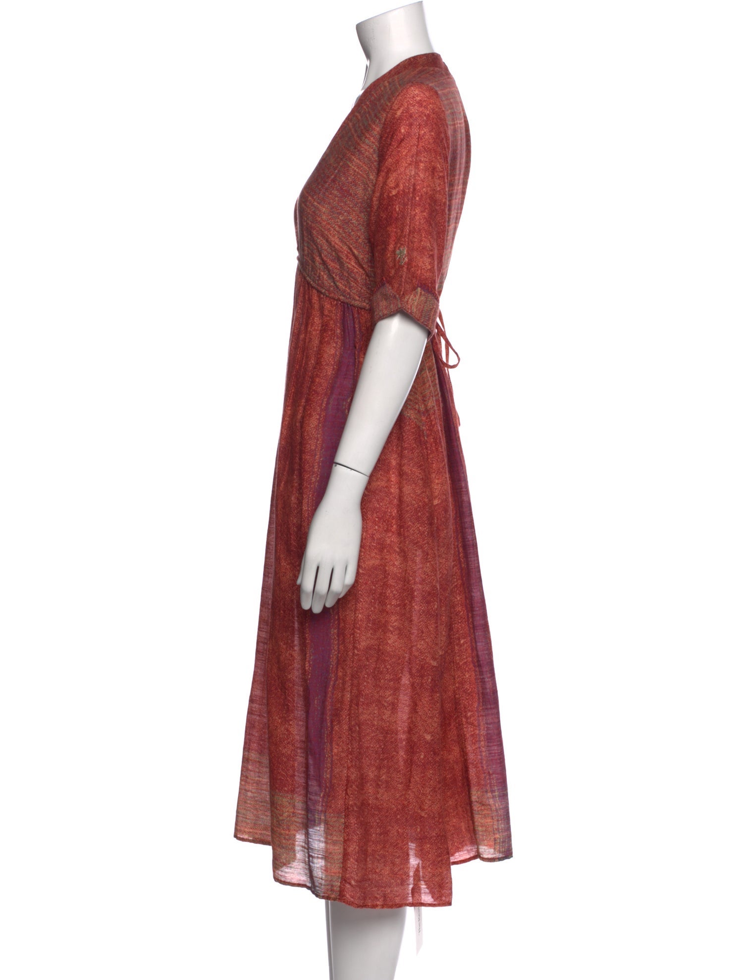 Ritu Kumar Printed Midi Length Dress