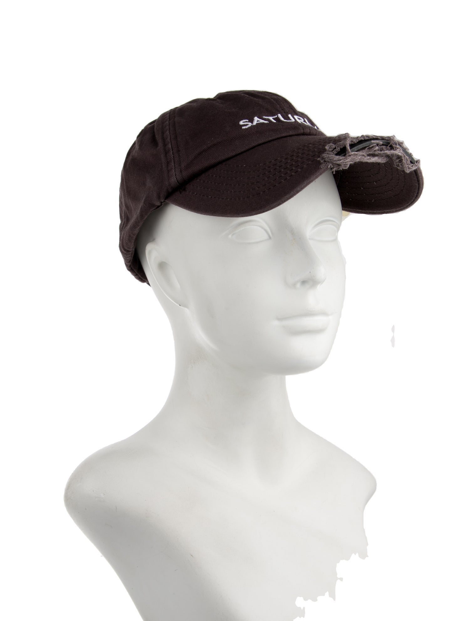 Reebok x Vetements Saturday Distressed Dad Cap - Black Hats