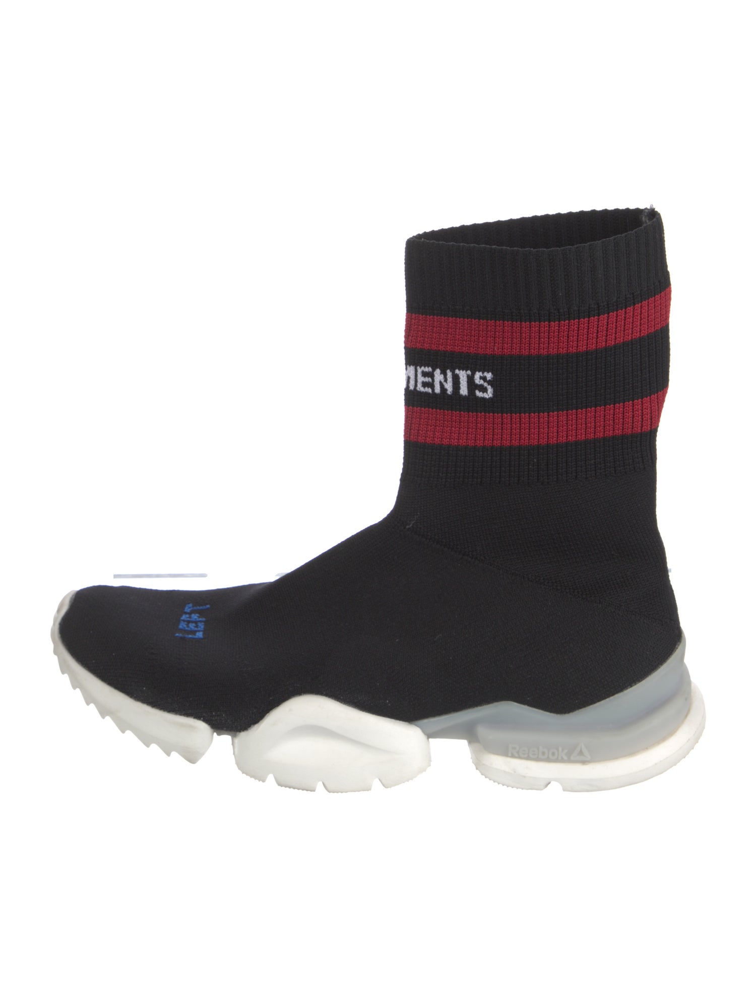 Reebok x Vetements Striped Sock Sneakers