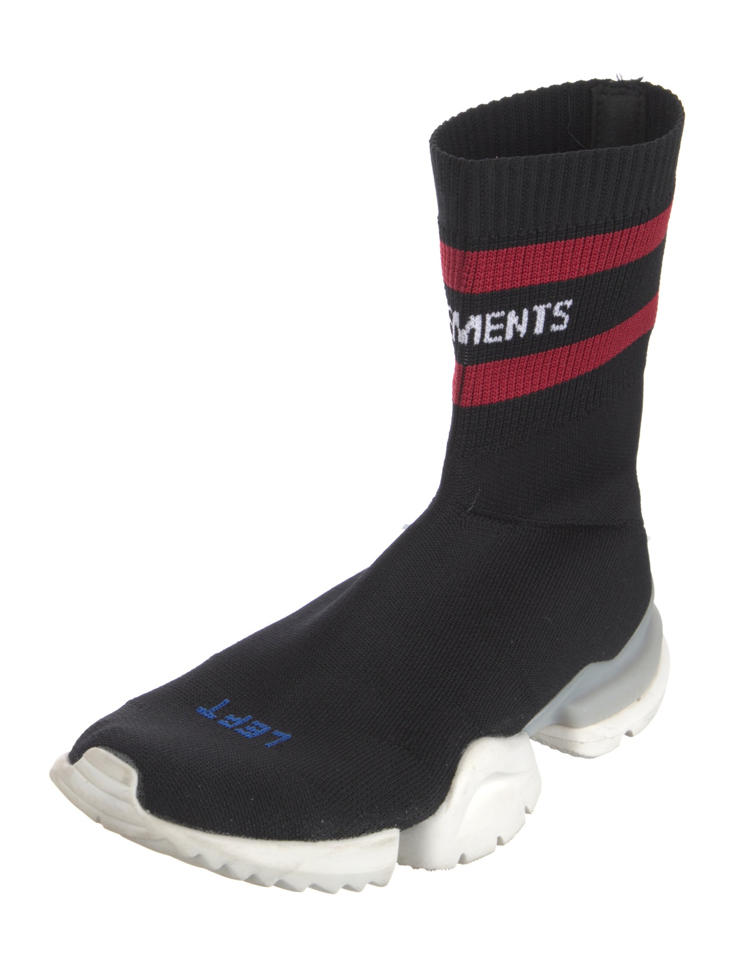 Reebok x Vetements Striped Sock Sneakers