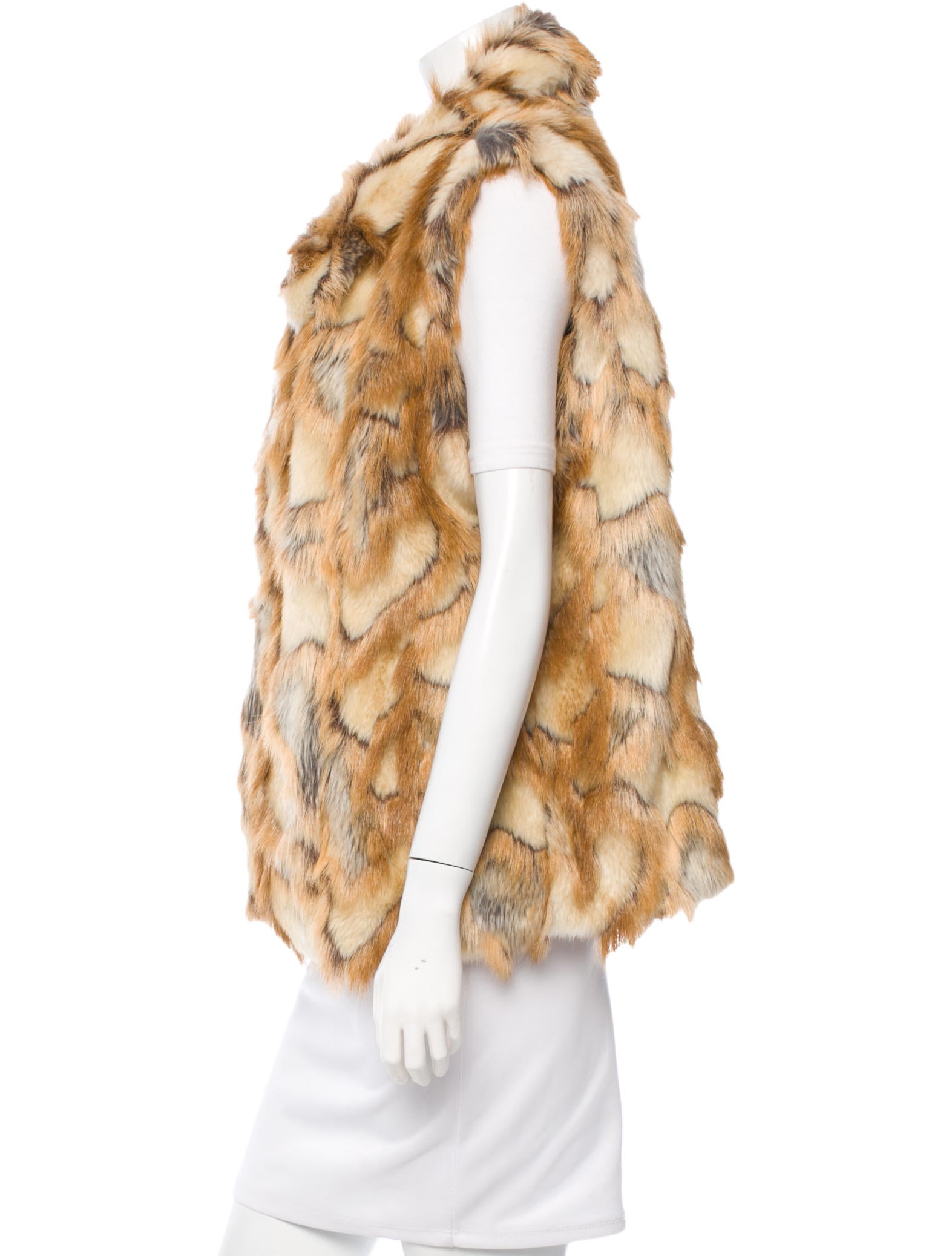 Rachel Zoe Faux Fur Lined Vest Clothing WRL24077 The RealReal