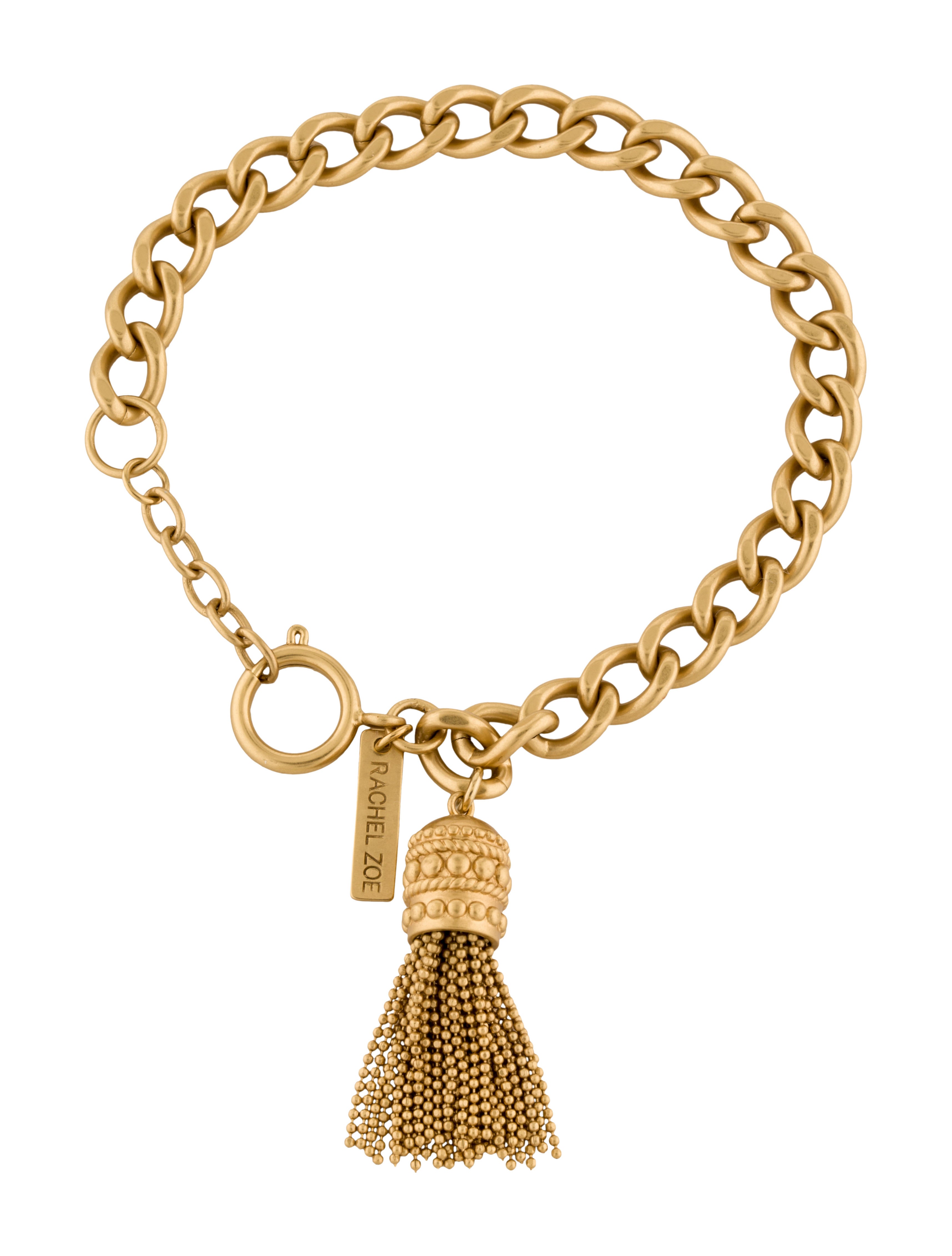 Rachel Zoe Tassel Charm Bracelet