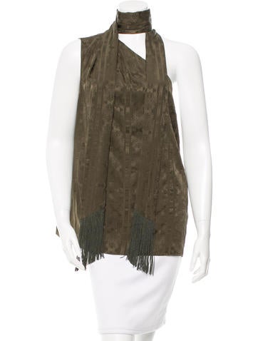 Rachel Zoe Silk One-Shoulder Top w/ Tags