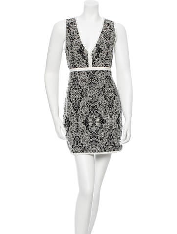 Rachel Zoe Floral Jacquard Dress