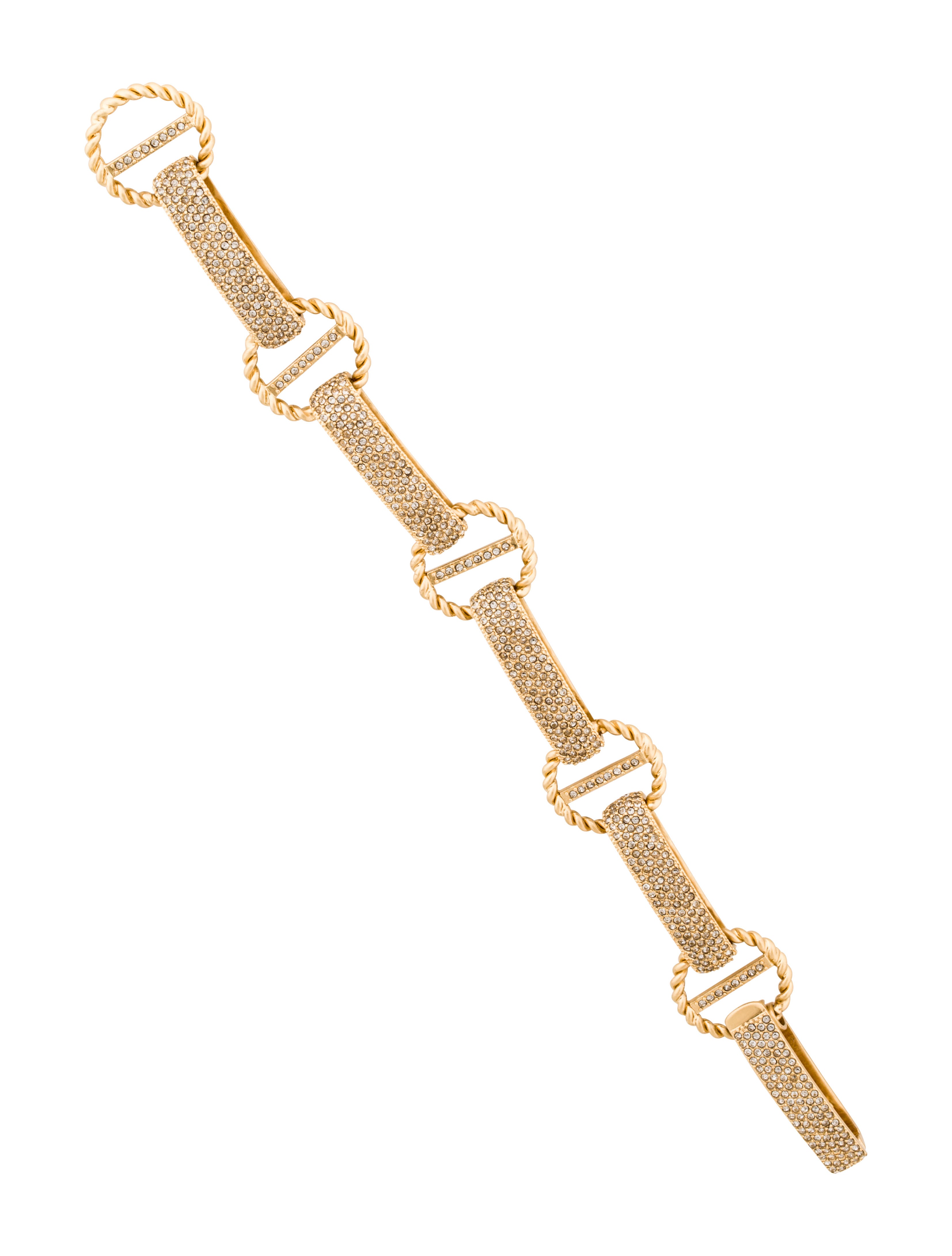 Rachel Zoe Crystal Link Bracelet Bracelets WRL26085 The RealReal