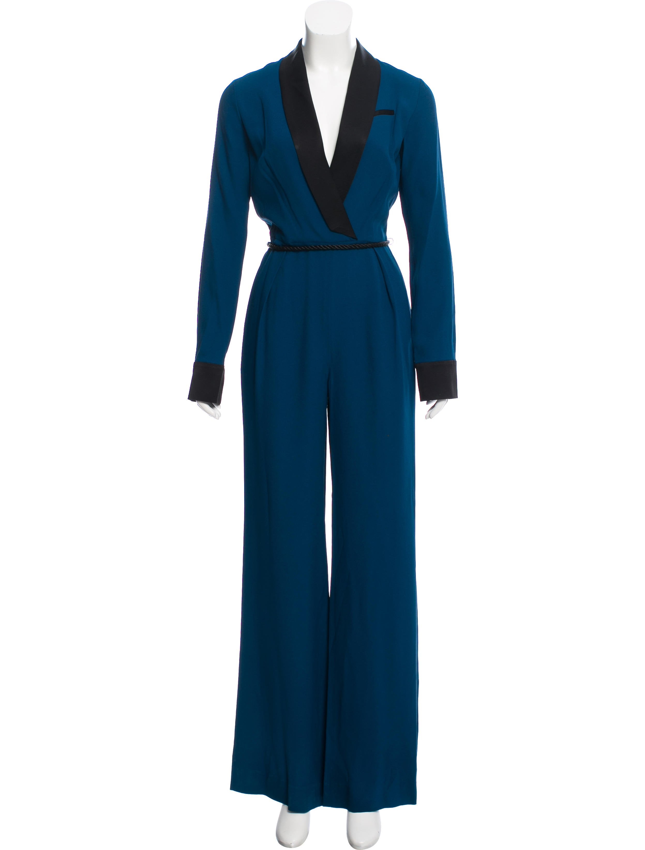 rachel zoe tuxedo jumpsuit