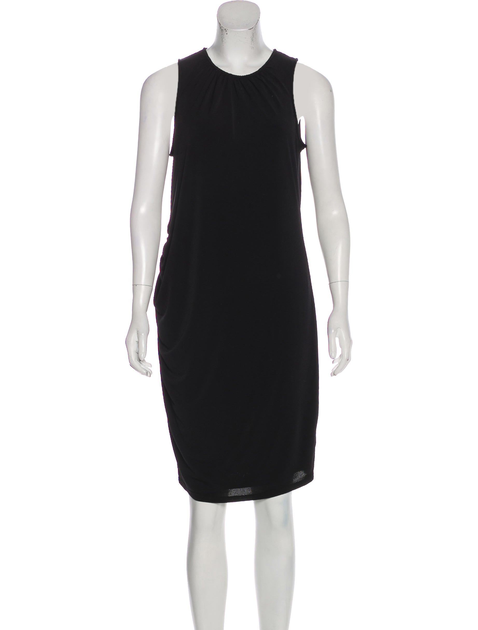 Rachel Zoe Solid Knee-Length Dress in Black, Women's XS Rachel Zoe Solid Knee-Length Dress in Black, Women's XS