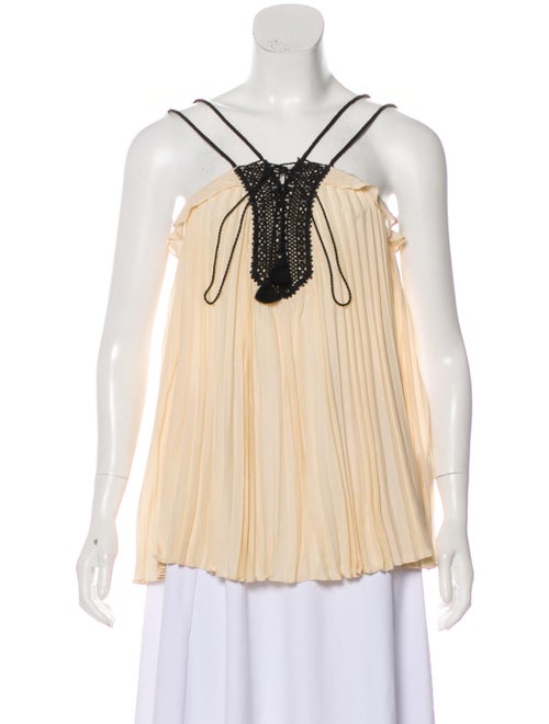 Rachel Zoe Halterneck Sleeveless Top