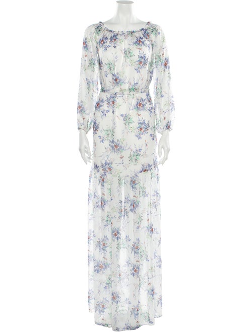 Rachel Zoe Floral Print Long Dress
