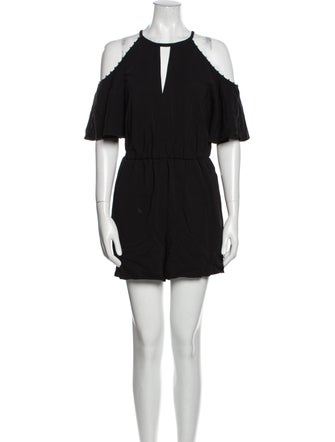 Rachel Zoe Crew Neck Romper