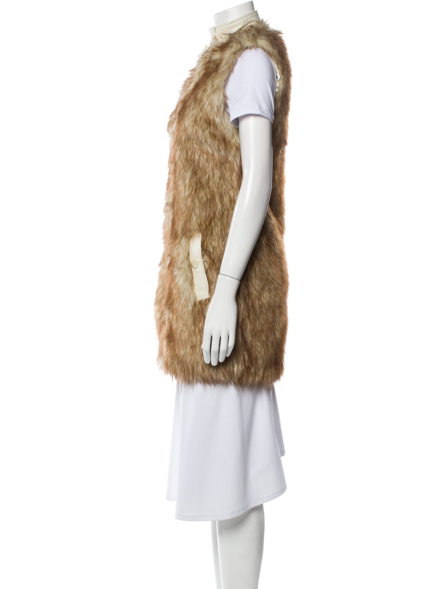 Rachel Zoe Women's Knight Vest – Sleeveless Trench Vest, Lapel Collar, Slim Fit - View #11
