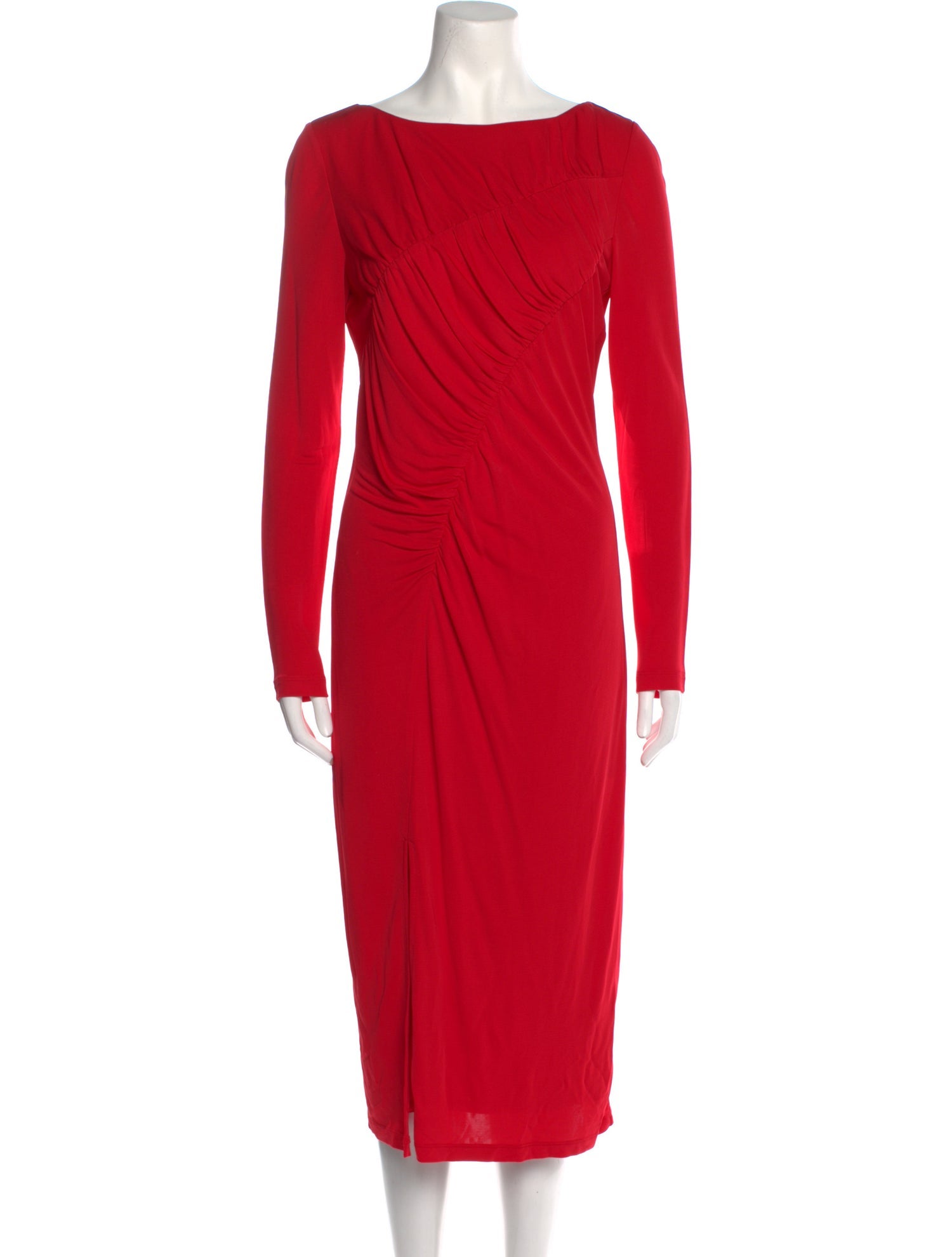 Rachel Zoe Bateau Neckline Midi Length Dress