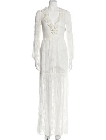 Rachel Zoe Dresses V-Neck Long Dress US 0 | XS