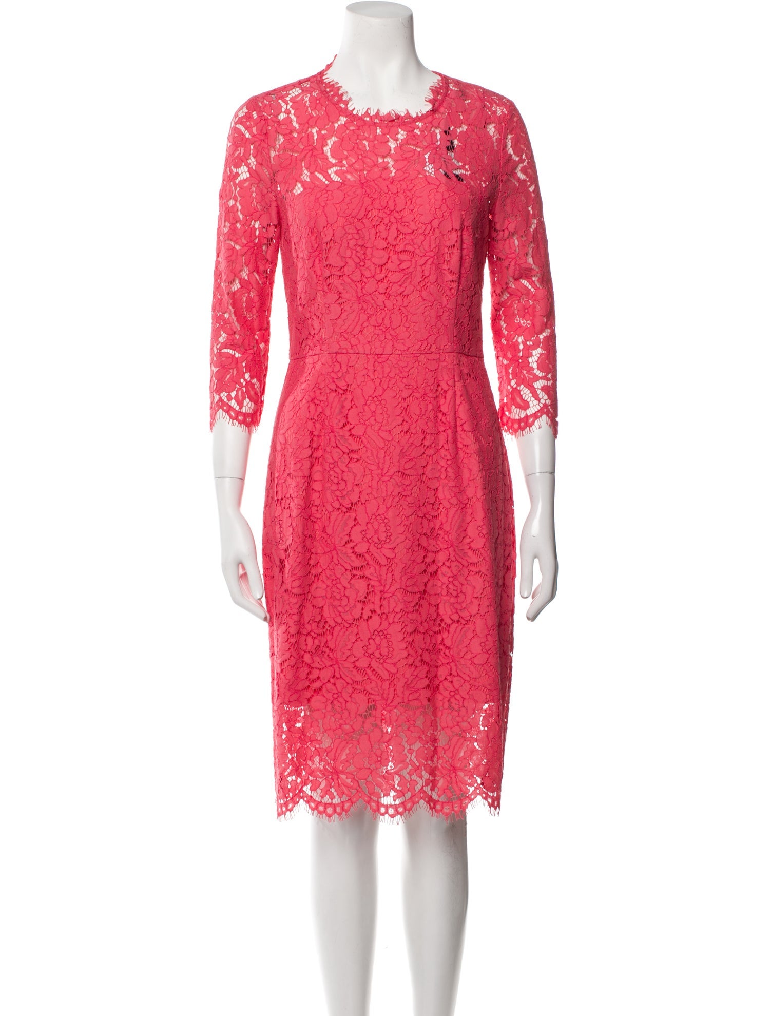 Rachel Zoe Lace Pattern Knee-Length Dress