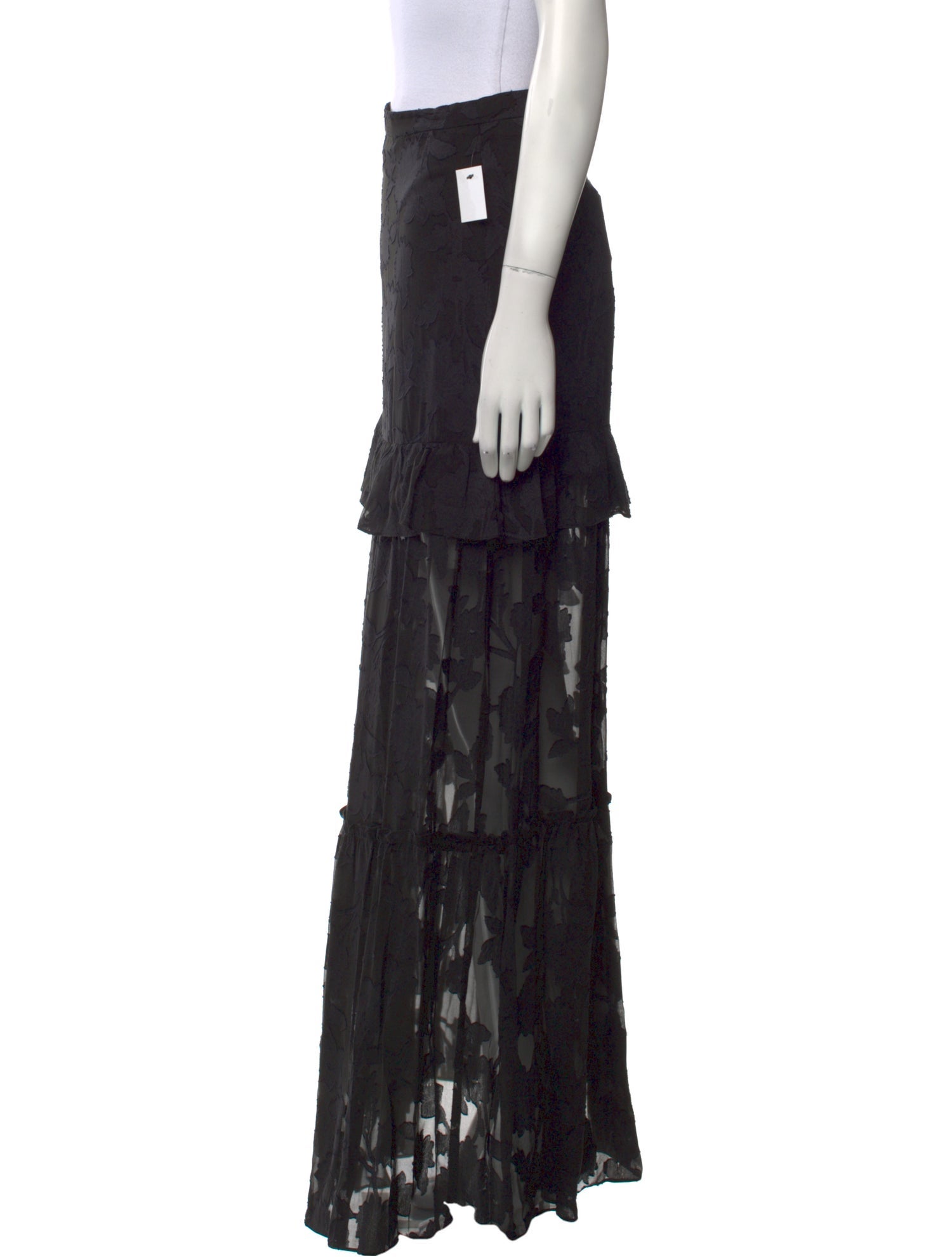 Rachel Zoe Floral Print Long Skirt