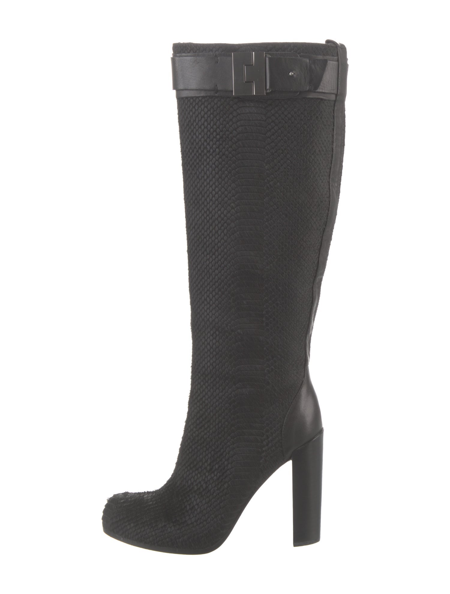 Rachel Zoe Leather Leather Trim Embellishment Boots
