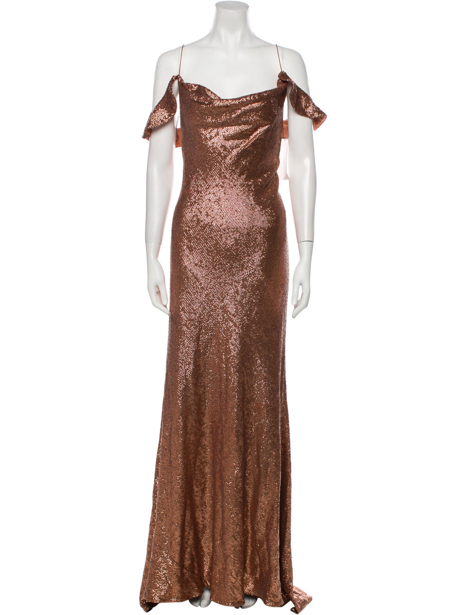 Rachel Zoe Square Neckline Long Dress