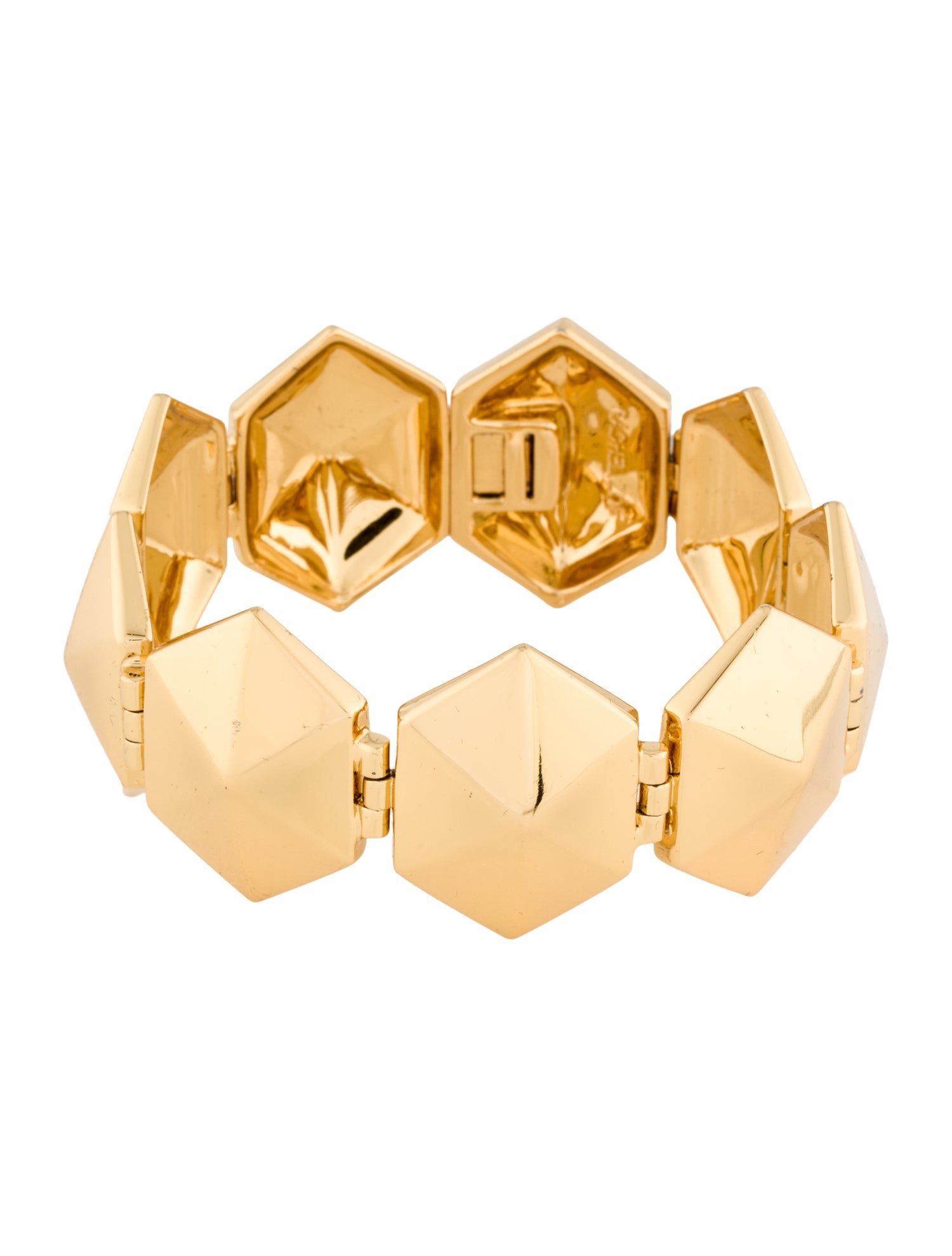 Rachel Zoe Hexagon Link Bracelet