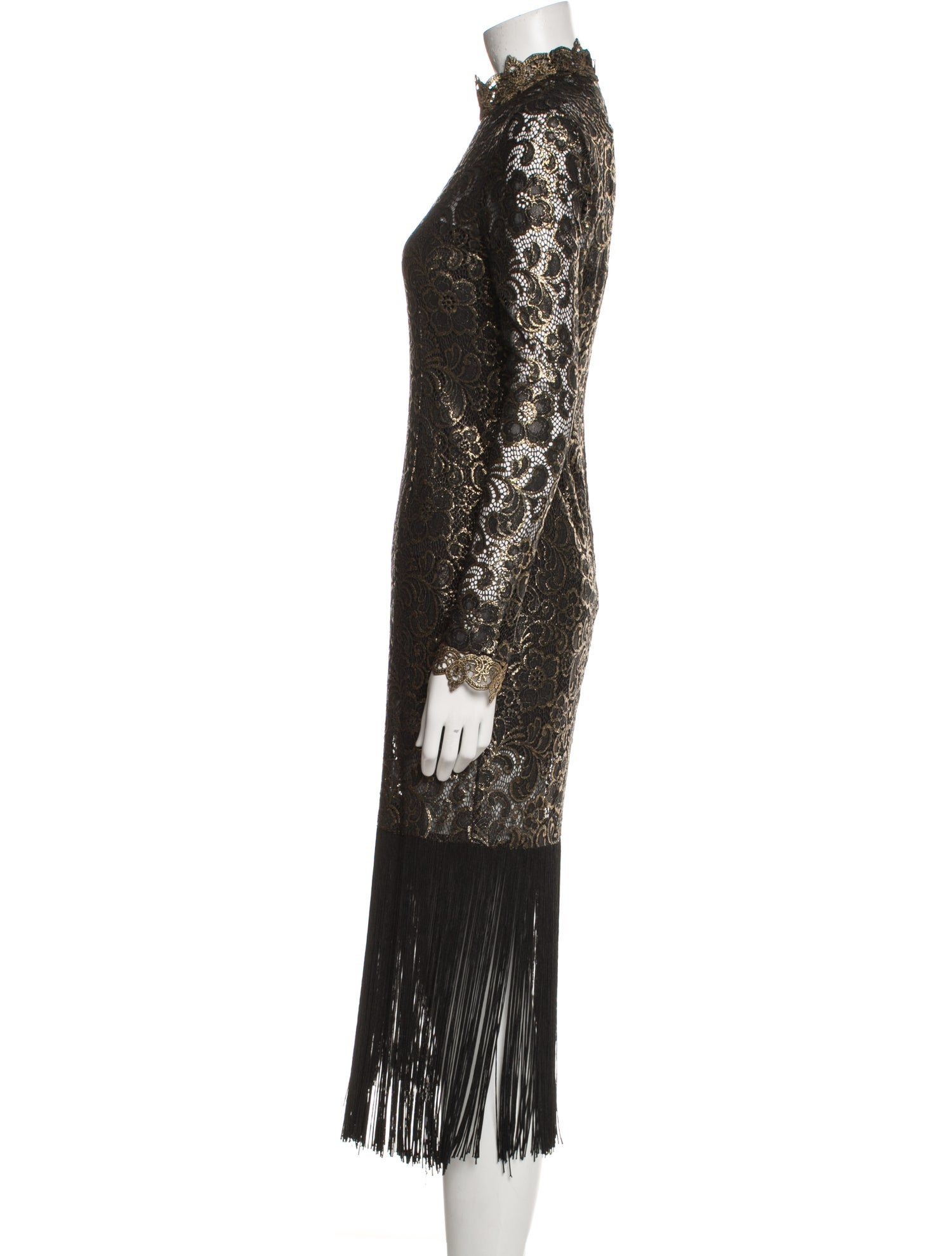 Rachel Zoe Lace Pattern Midi Length Dress