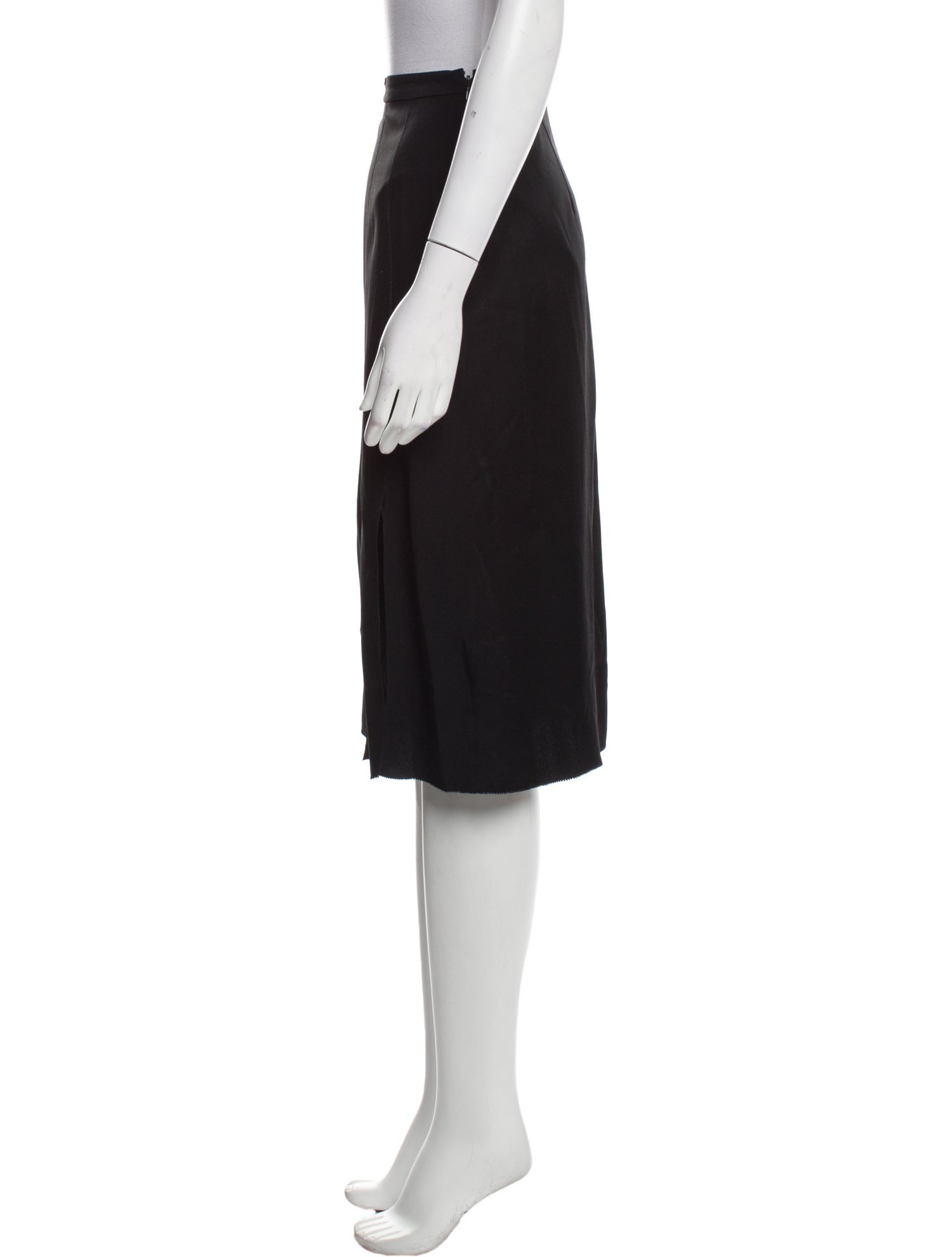 Rachel Zoe Fringe Trim Accent Knee-Length Skirt