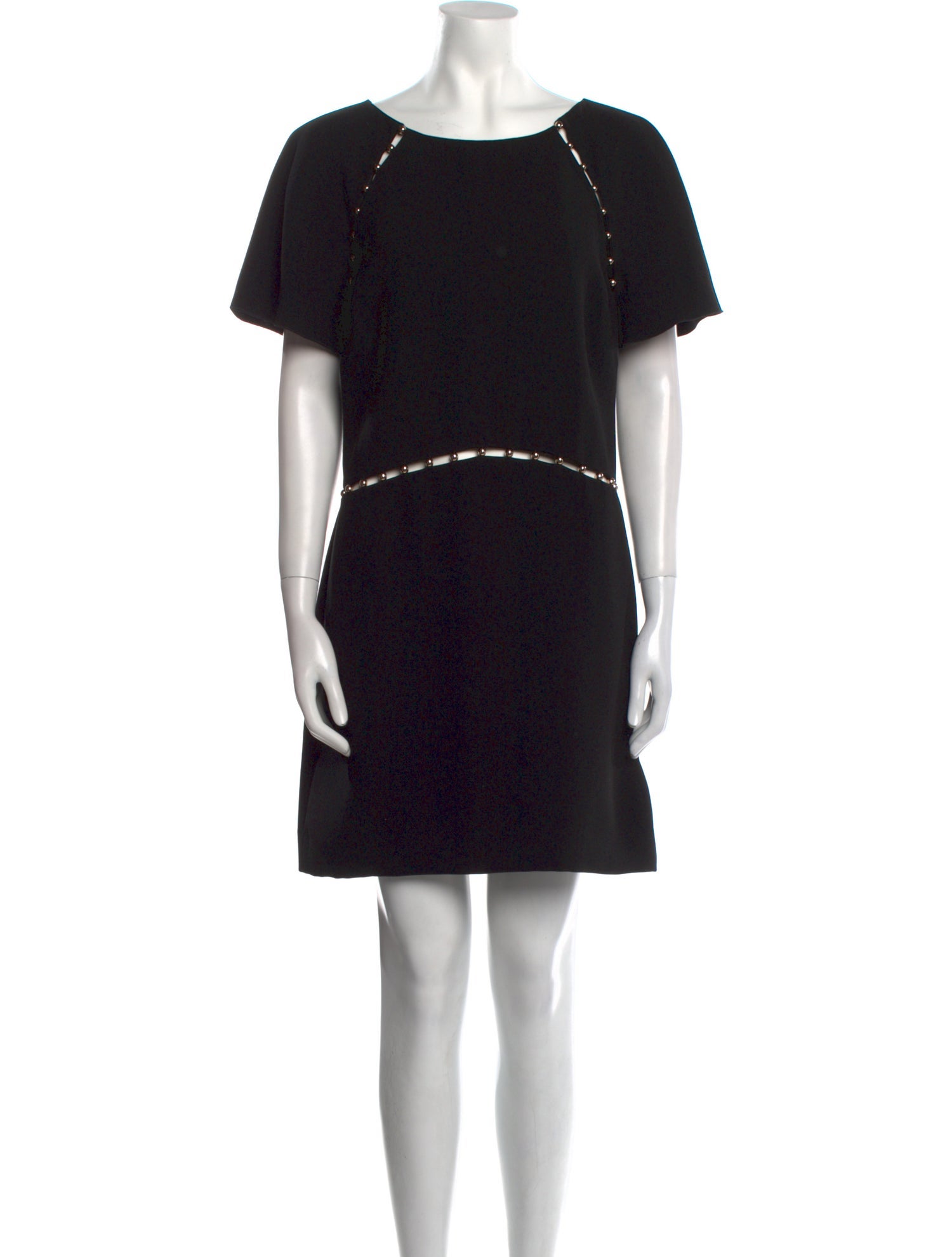 Rachel Zoe Bateau Neckline Mini Dress