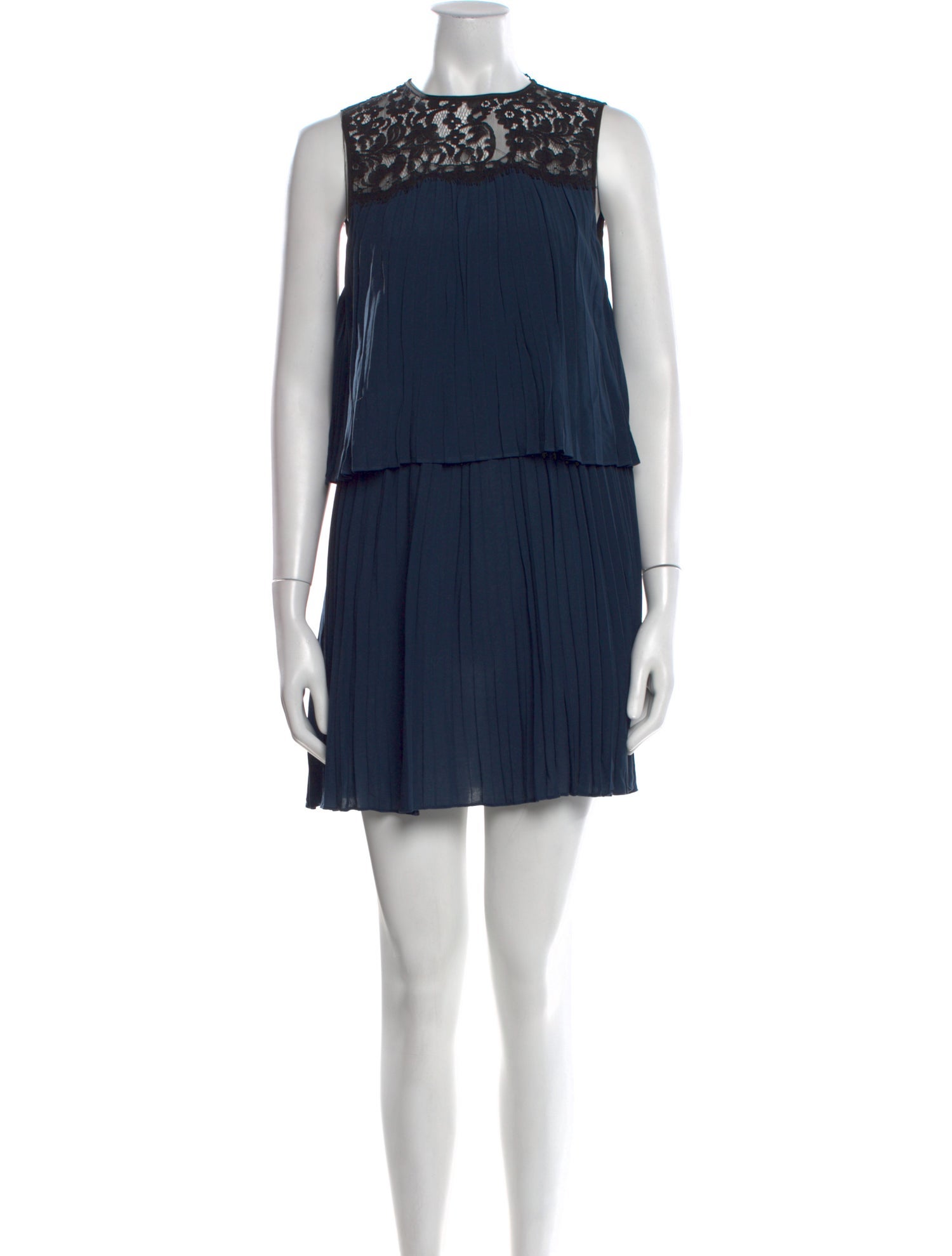 Rachel Zoe Crew Neck Mini Dress