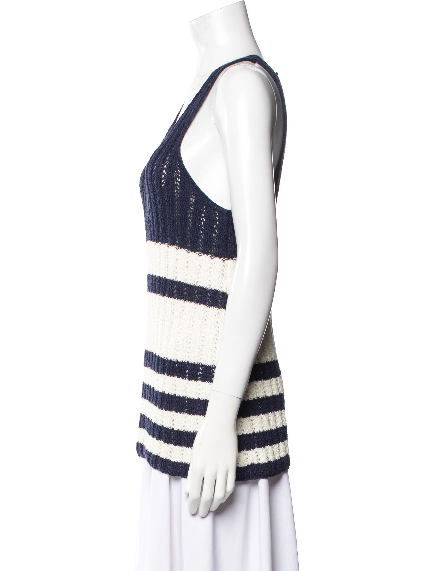 Rachel Zoe Striped Scoop Neck Top