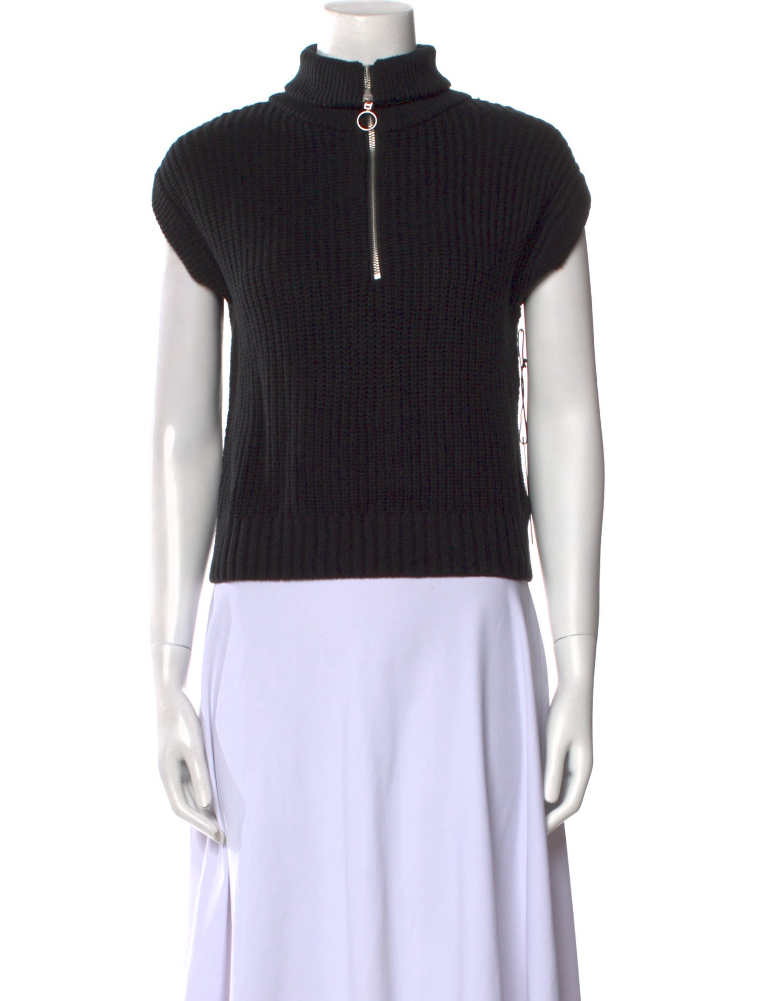 Rachel Zoe Mock Neck Short Sleeve Sweatshirt w/ Tags