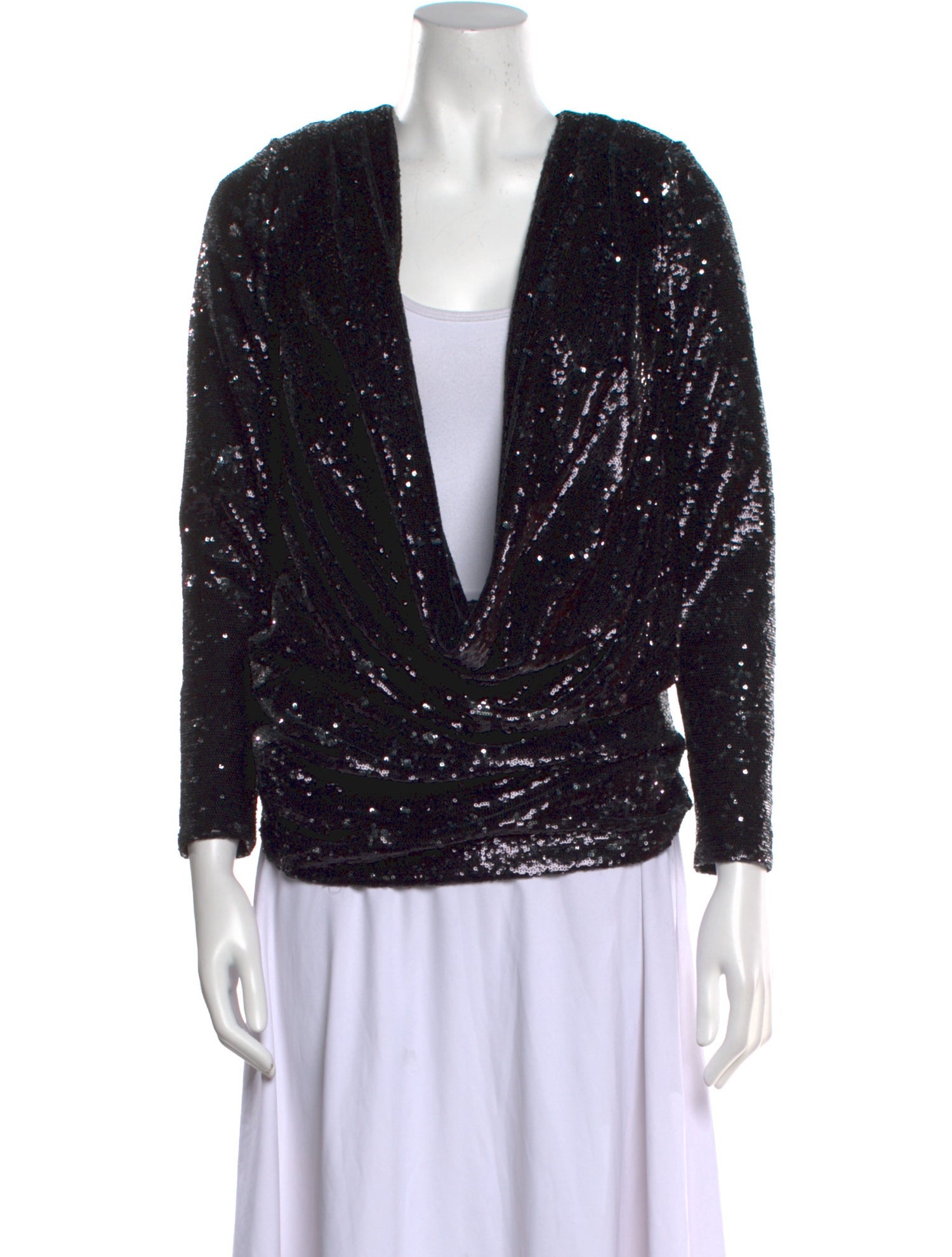Rachel Zoe Printed V-Neck Blouse
