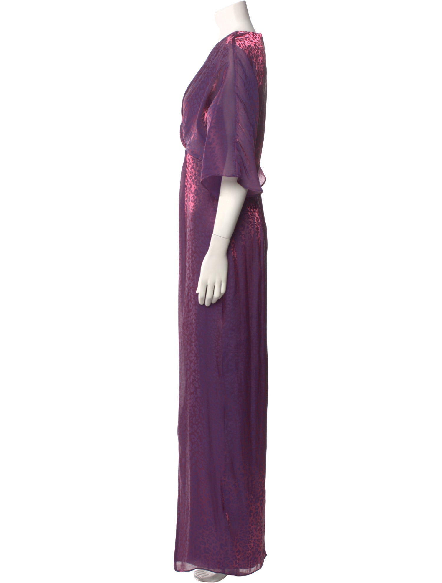 Rachel Zoe V-Neck Long Dress