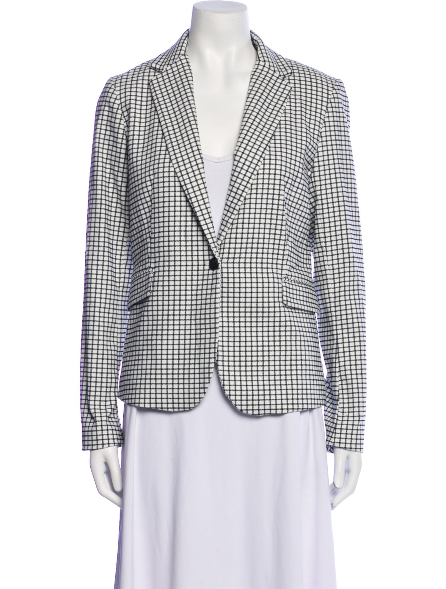Rachel Zoe Plaid Print Blazer
