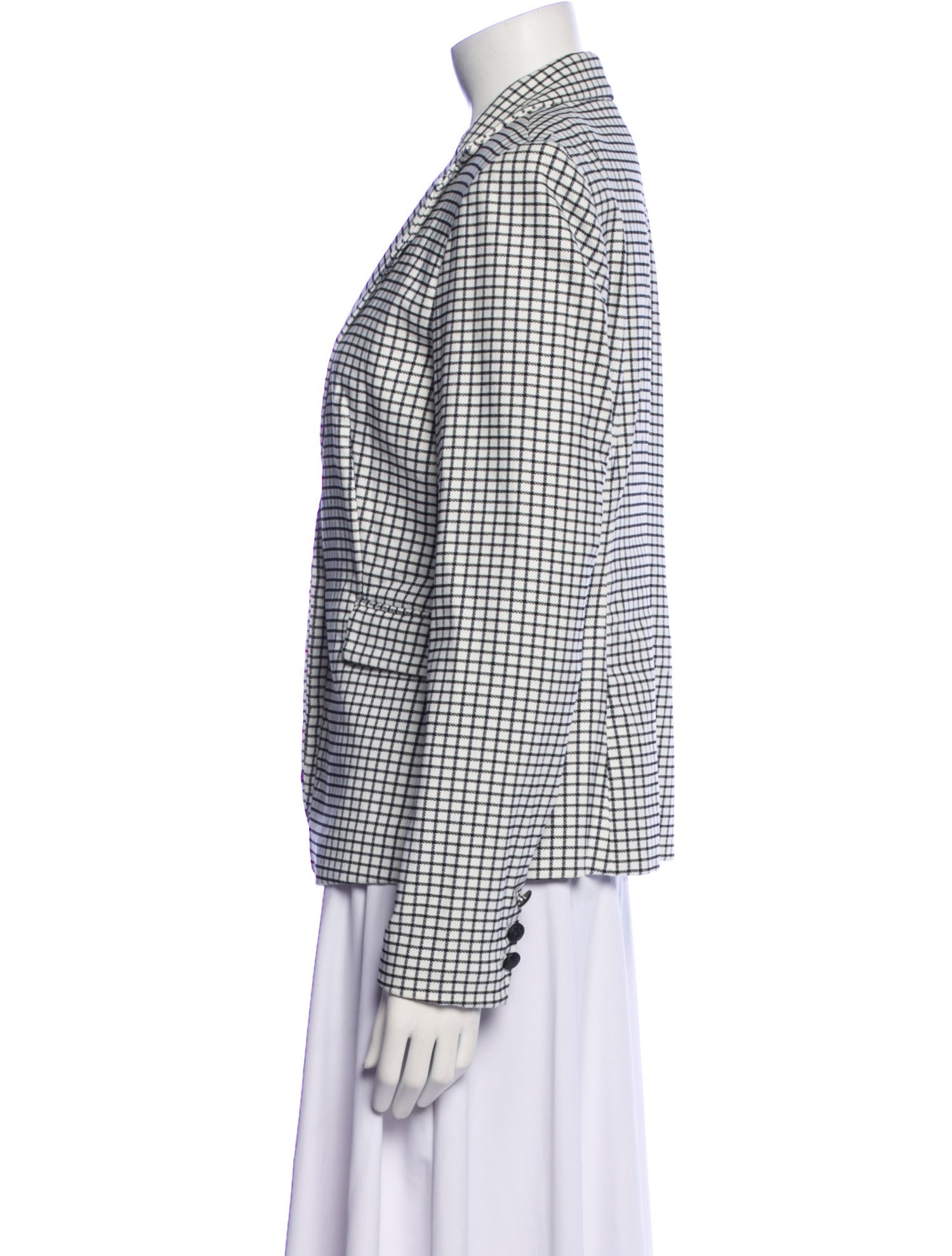 Rachel Zoe Plaid Print Blazer