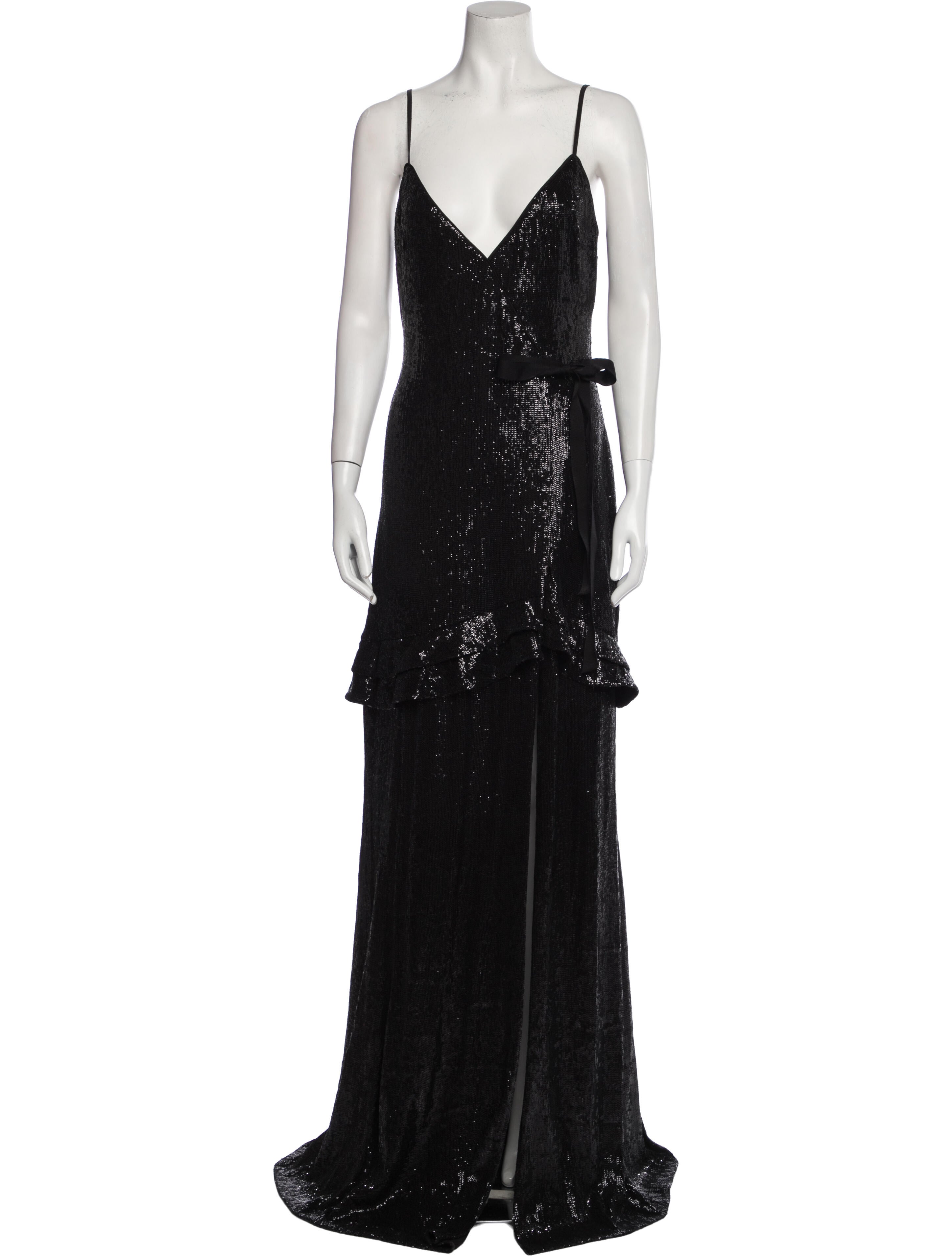 Rachel Zoe V-Neck Long Dress