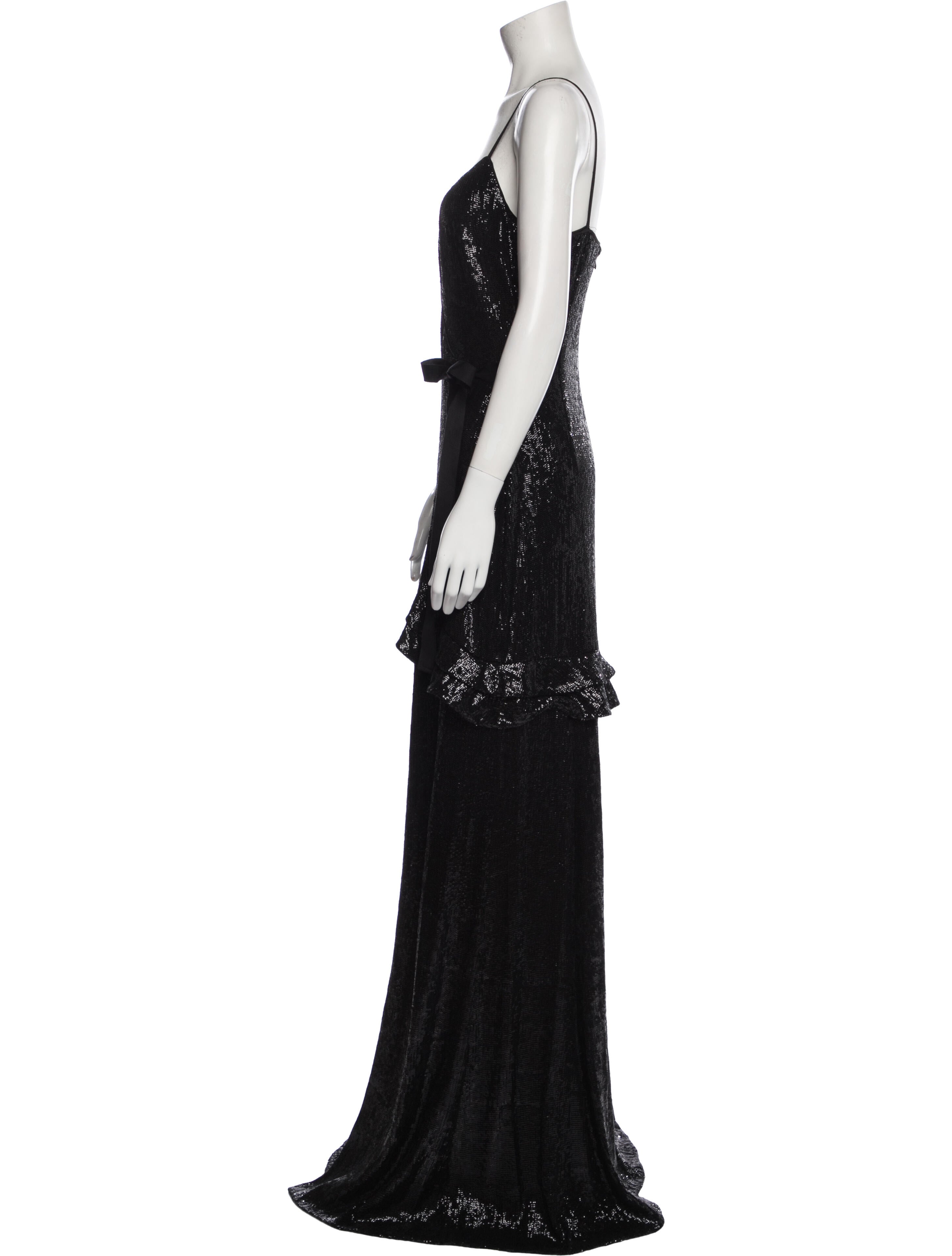 Rachel Zoe V-Neck Long Dress