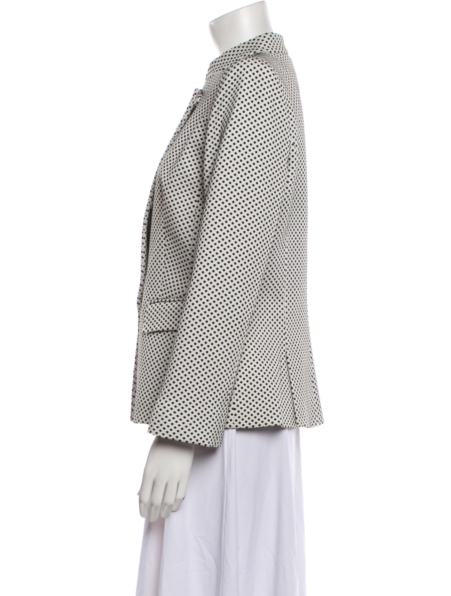 Rachel Zoe Polka Dot Print Jacket