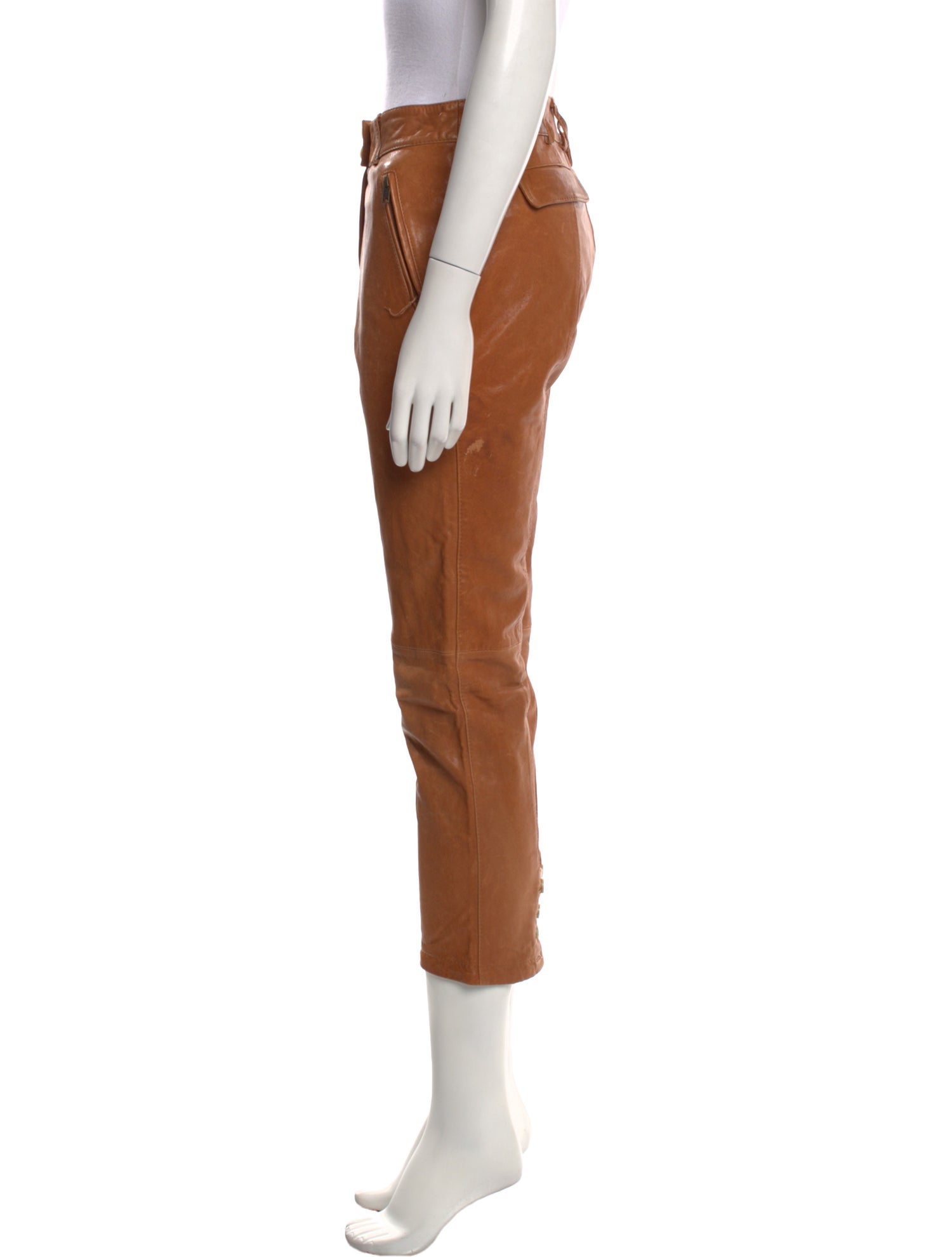 Rachel Zoe Leather Skinny Leg Pants
