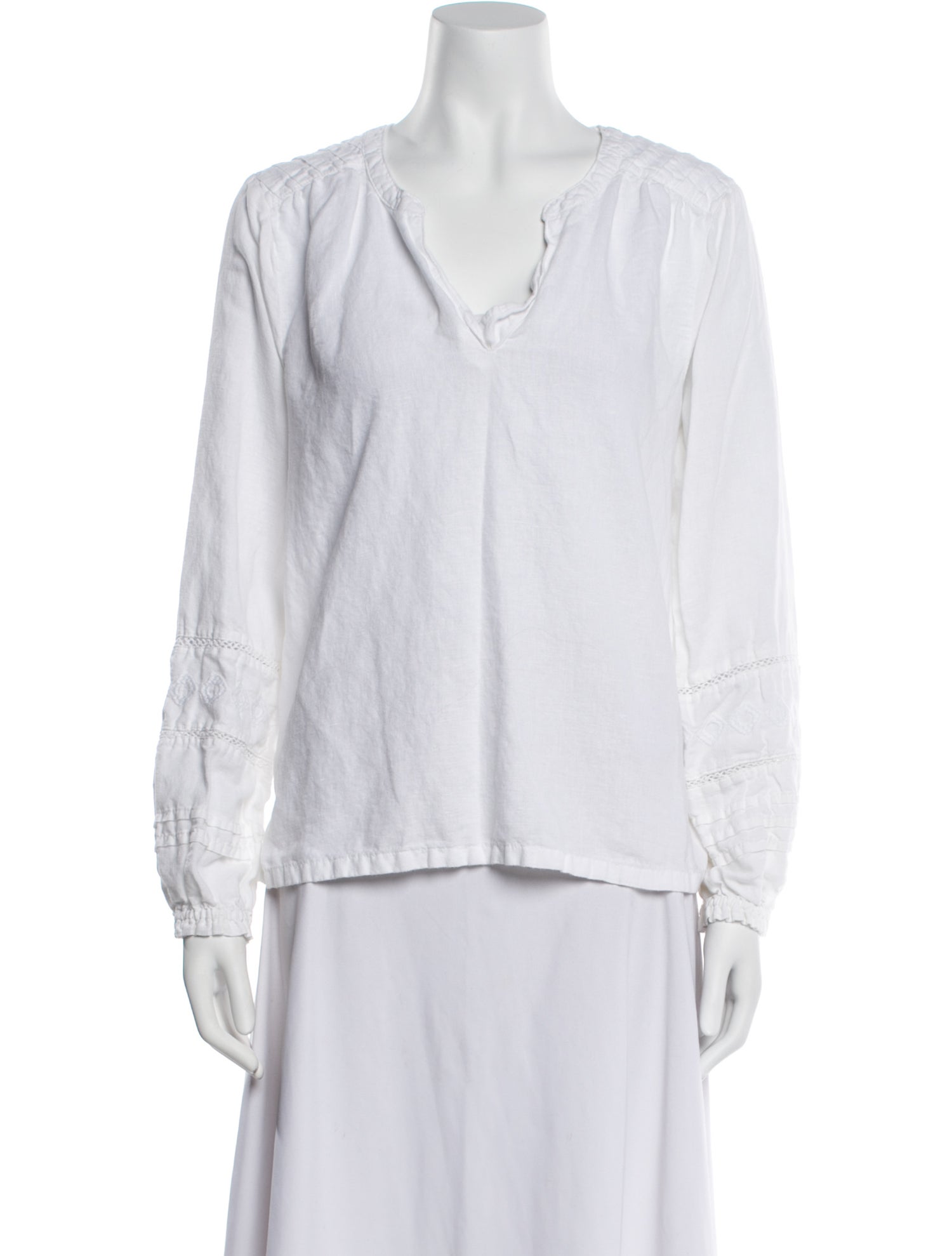 Rachel Zoe V-Neck Long Sleeve Blouse