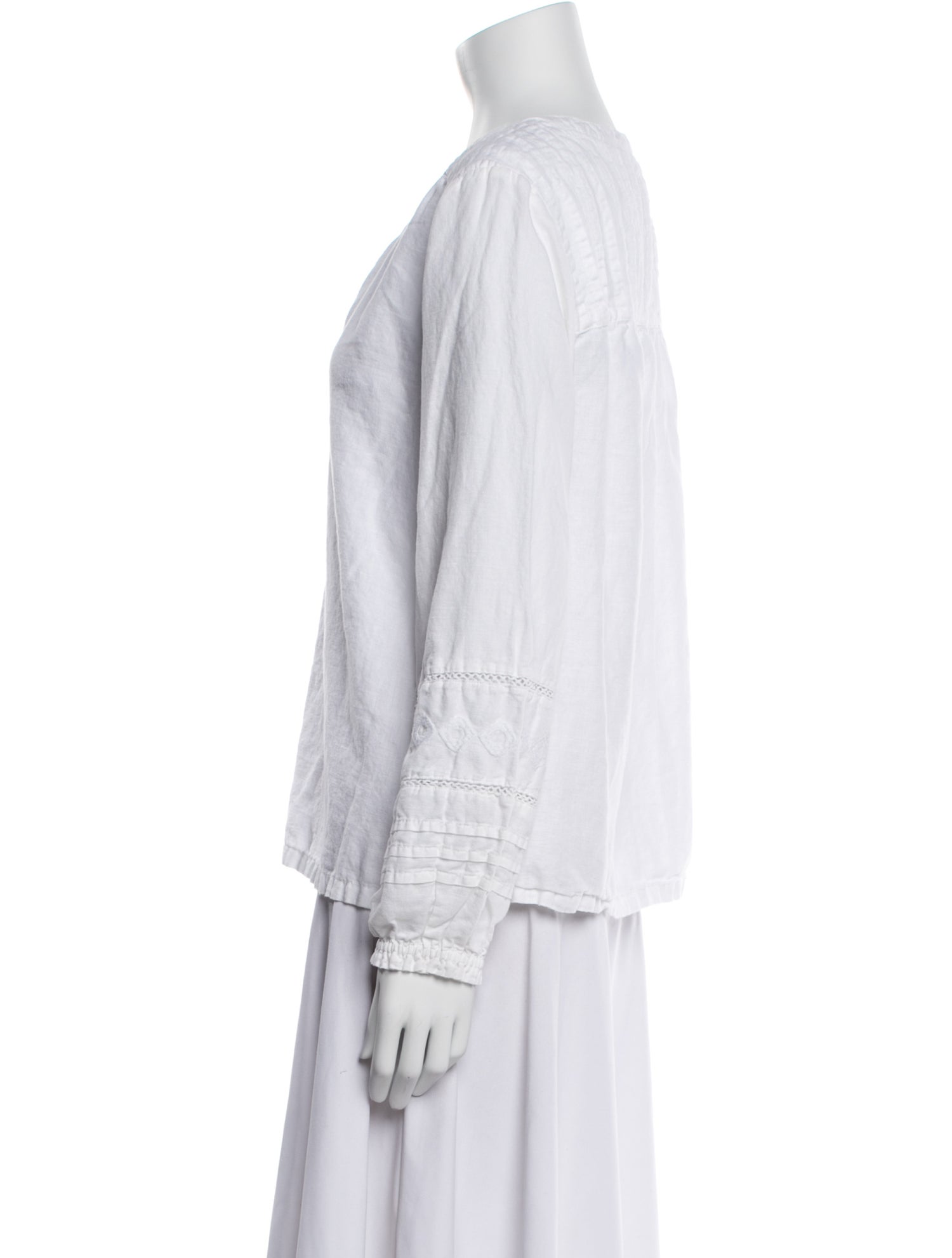 Rachel Zoe V-Neck Long Sleeve Blouse