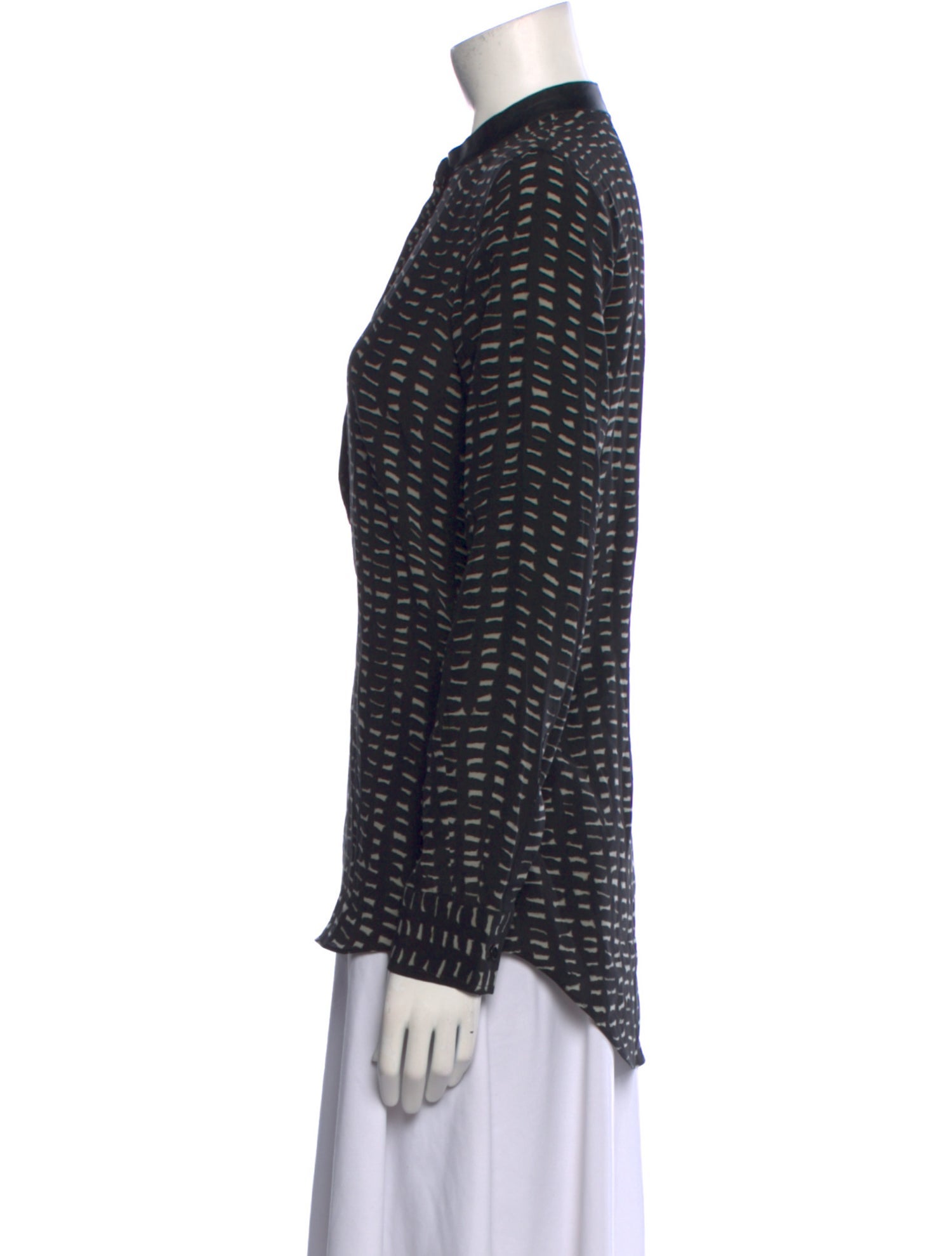 Rachel Zoe Silk Printed Blouse