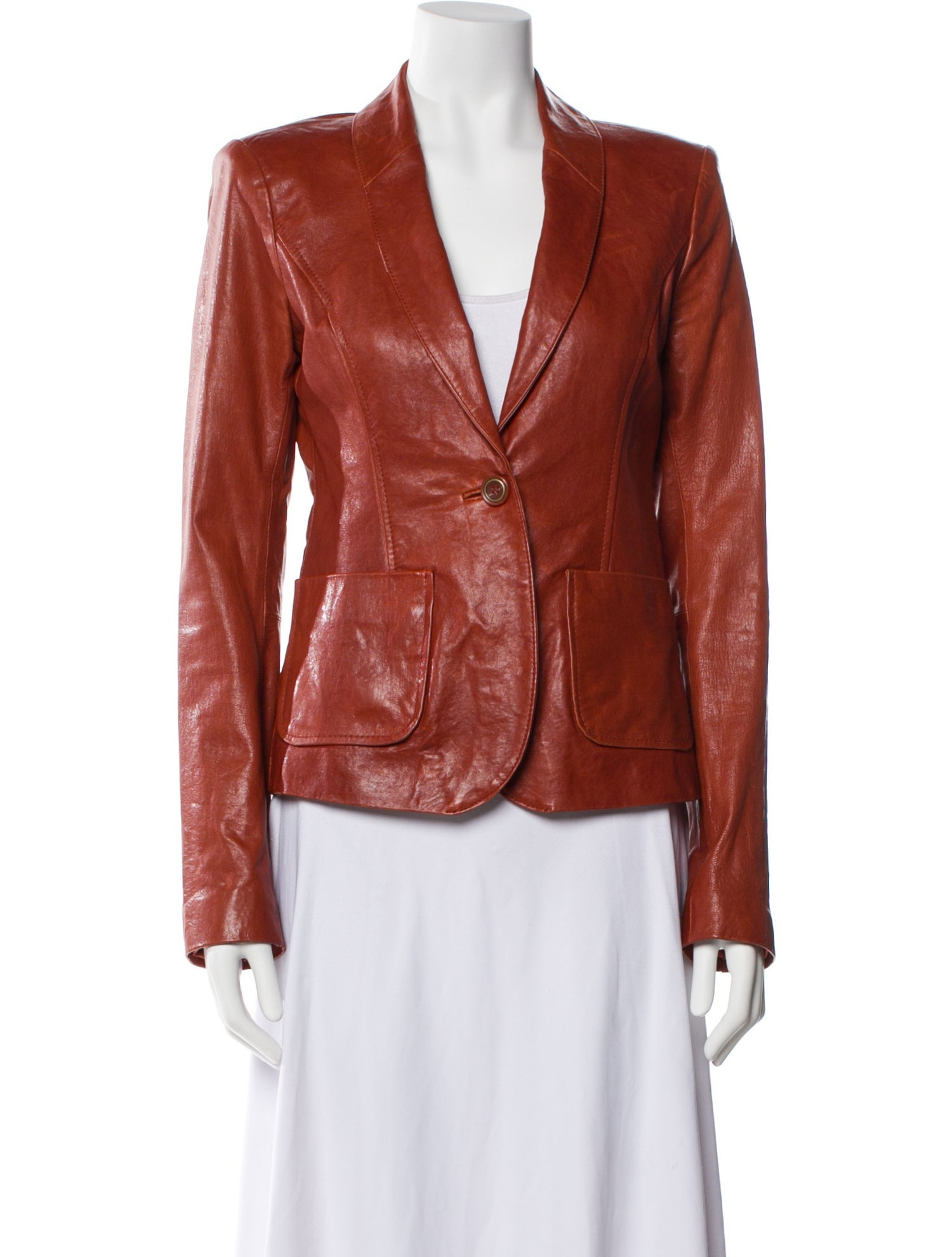 Rachel Zoe Leather Blazer
