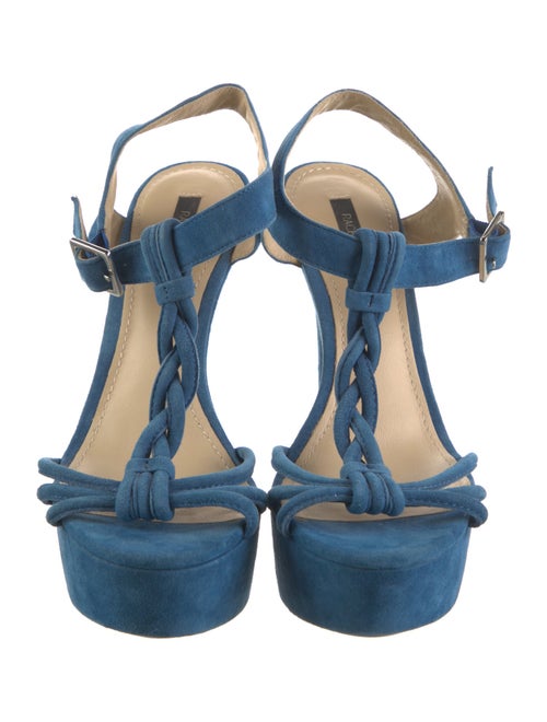 Rachel Zoe Suede T-Strap Sandals
