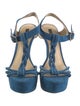 Rachel Zoe Suede T-Strap Sandals