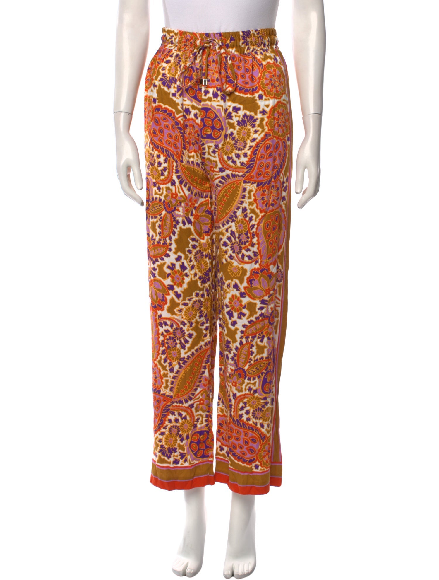 Rachel Zoe Floral Print Wide Leg Pants