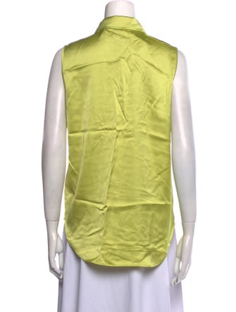 Rachel Zoe Sleeveless Button-Up Top