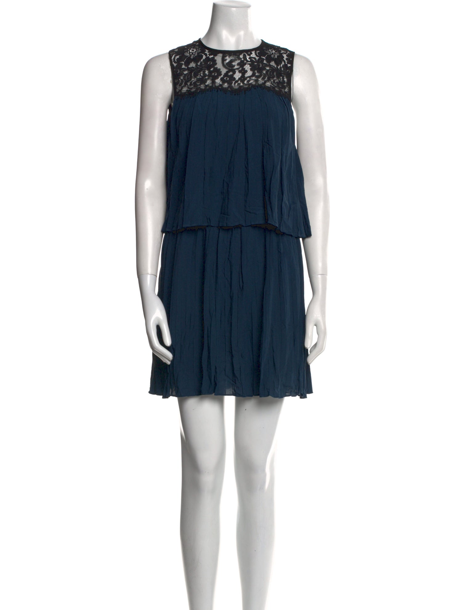 Rachel Zoe Crew Neck Mini Dress