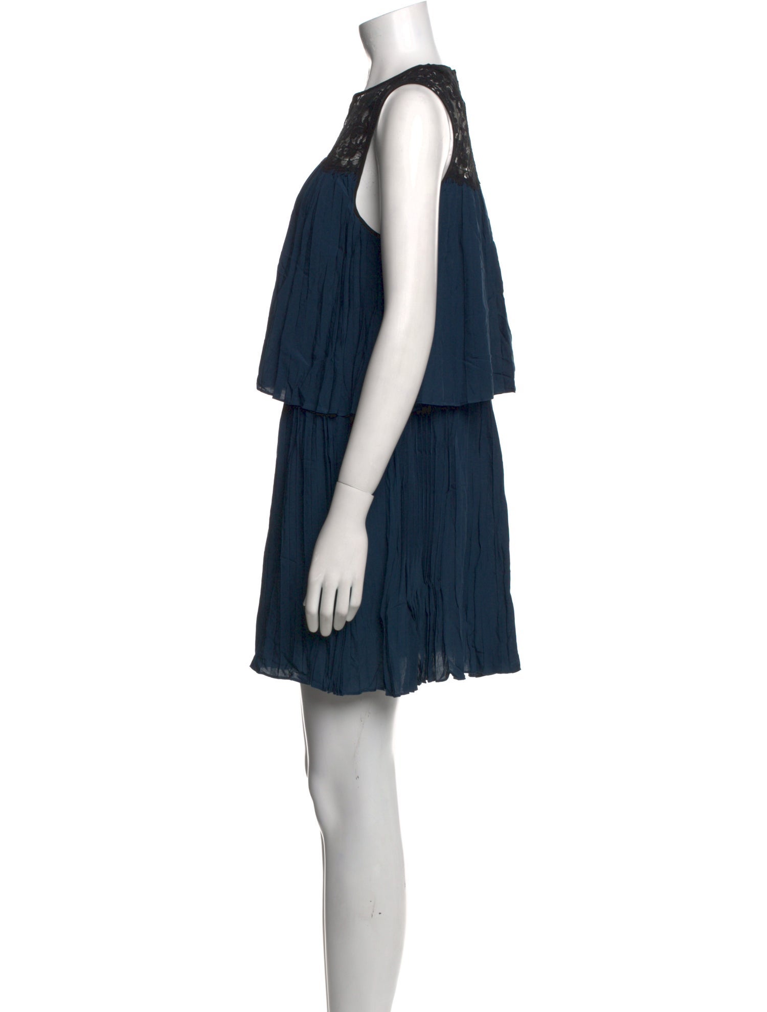 Rachel Zoe Crew Neck Mini Dress