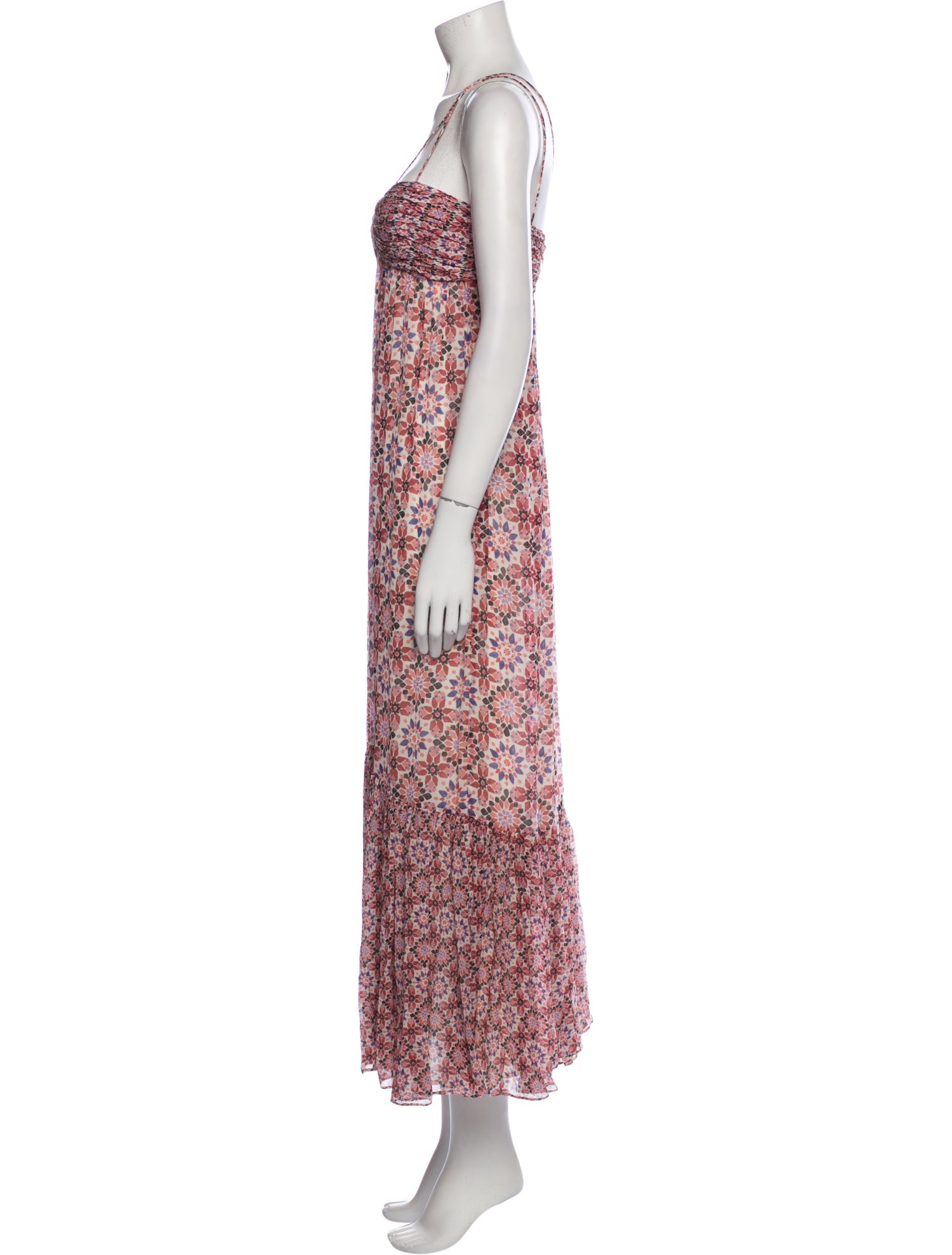 Rachel Zoe Floral Print Midi Length Dress