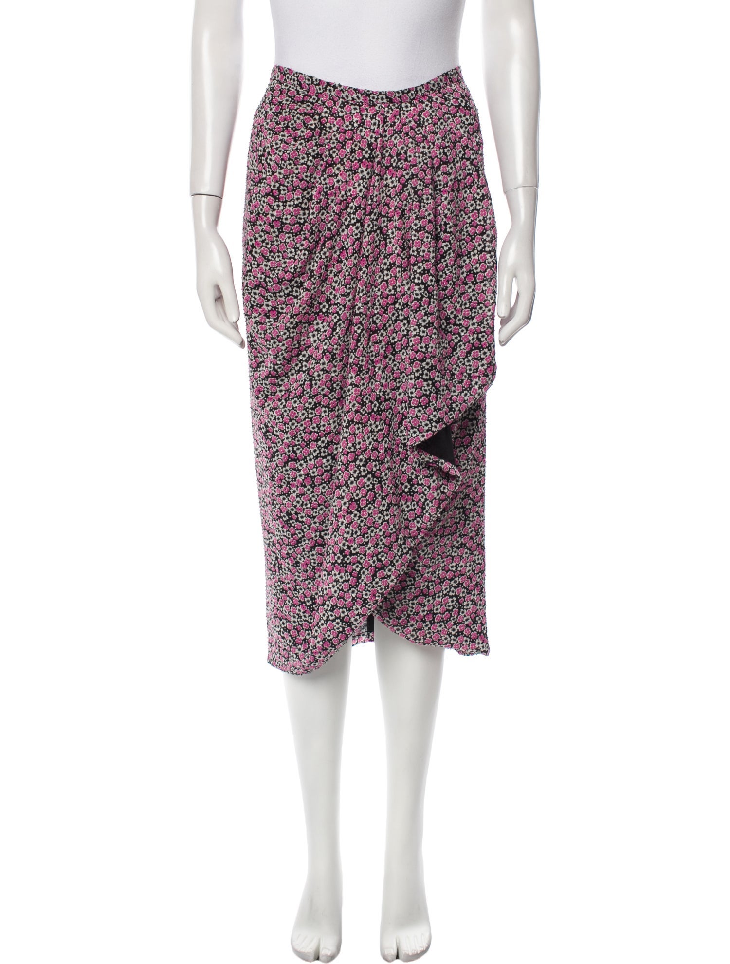 Rachel Zoe Floral Print Knee-Length Skirt