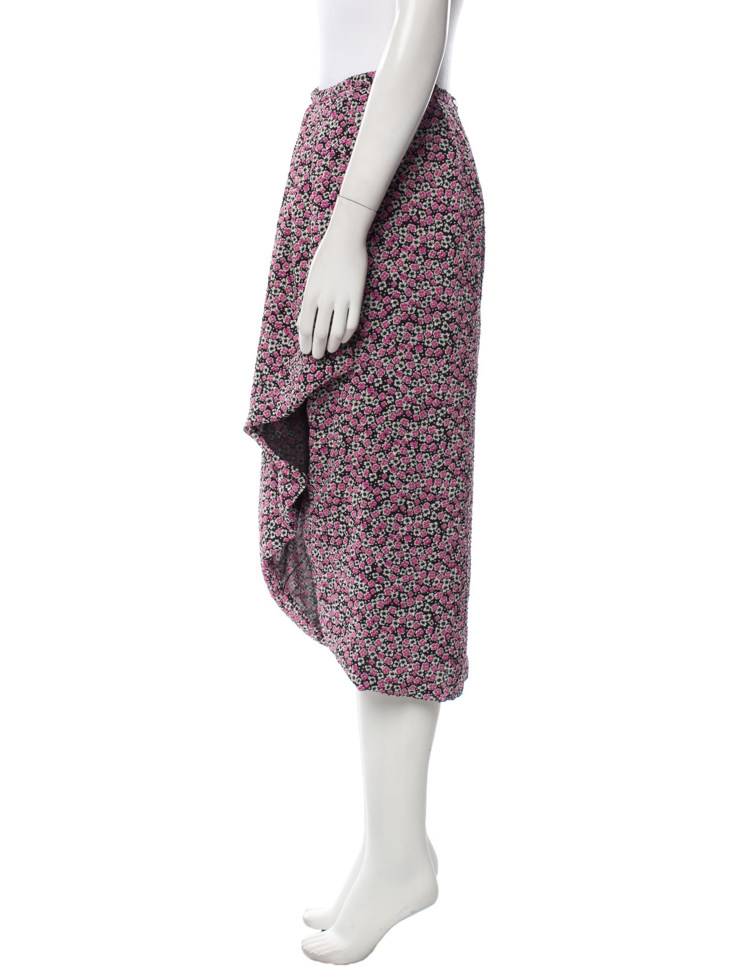 Rachel Zoe Floral Print Knee-Length Skirt