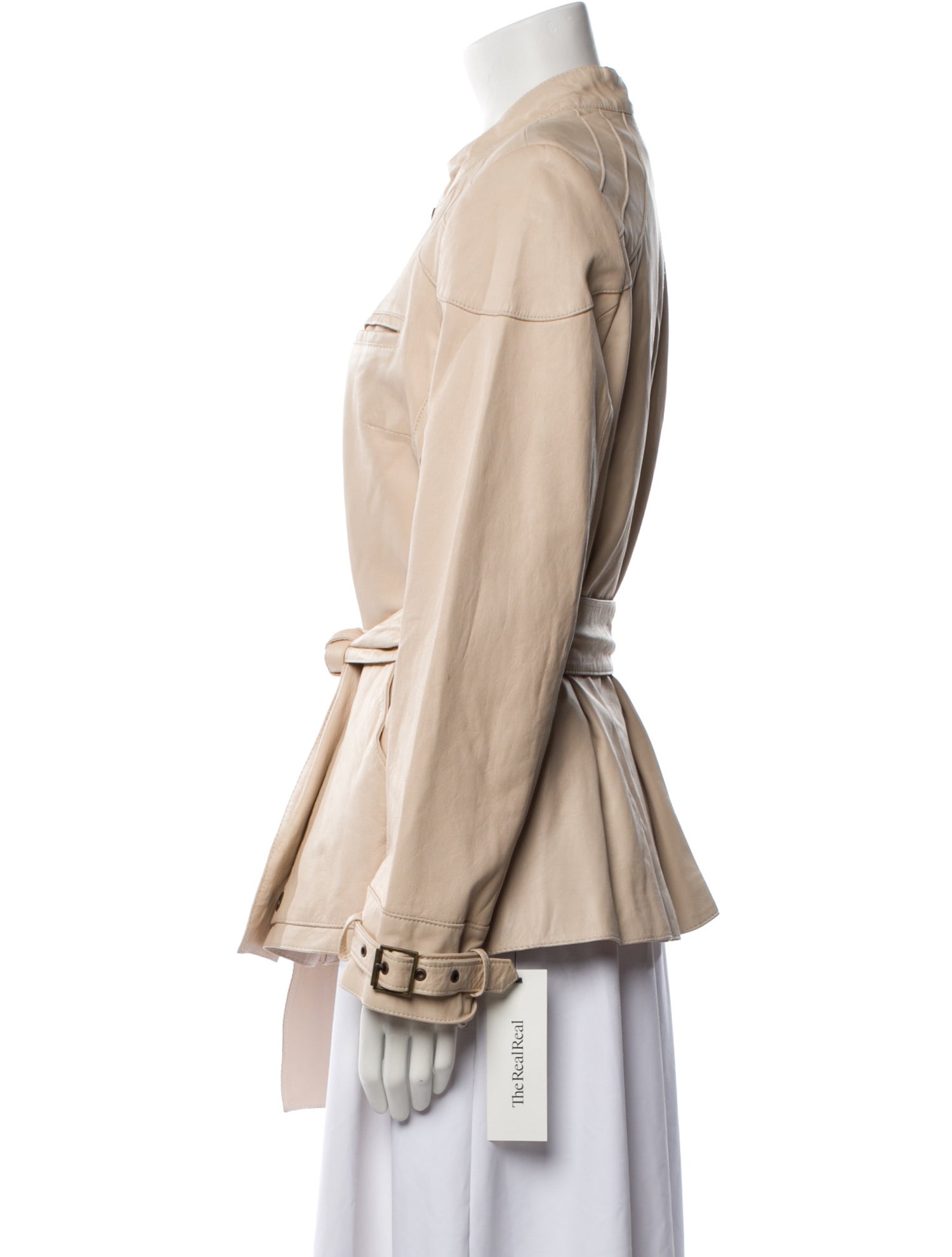 Rachel Zoe Leather Utility Jacket